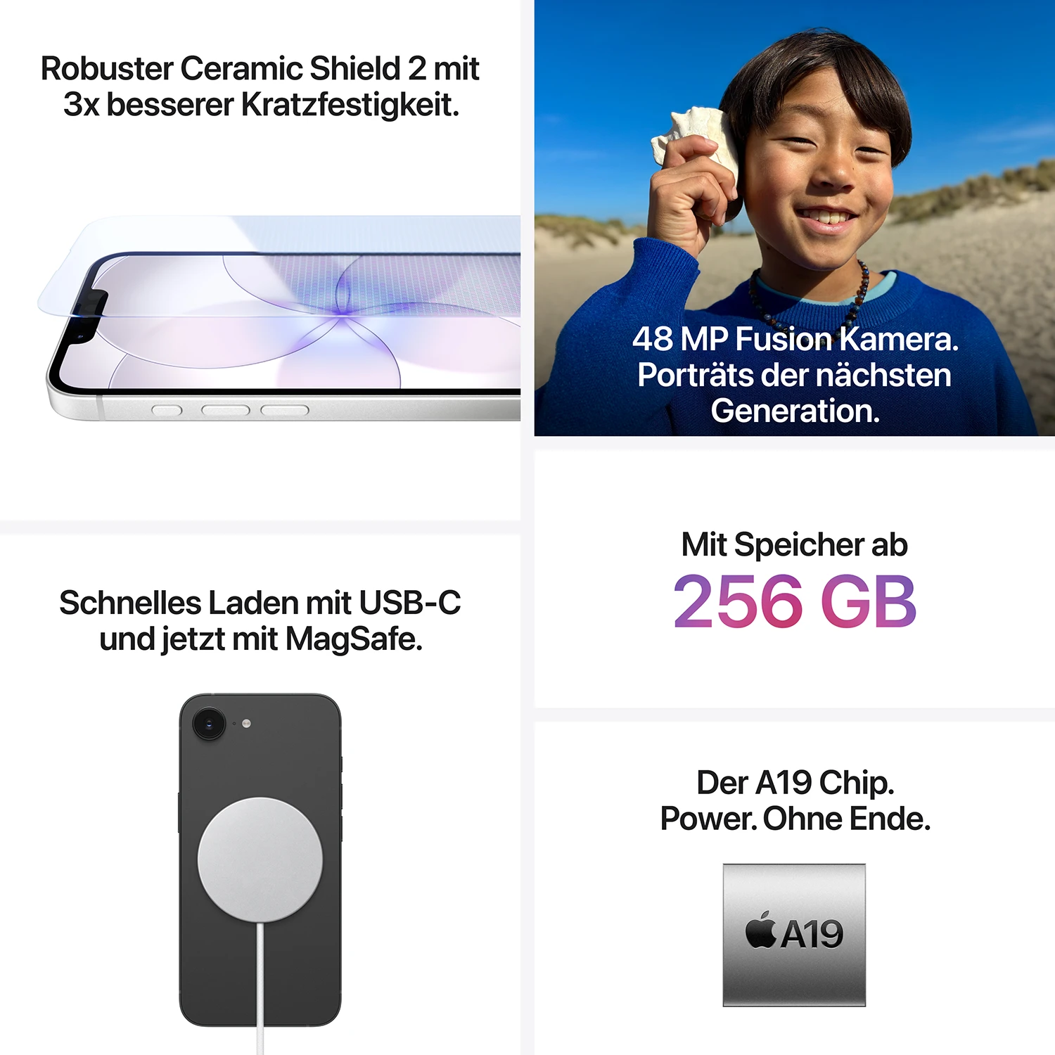 iPhone 17e 256GB Schwarz 