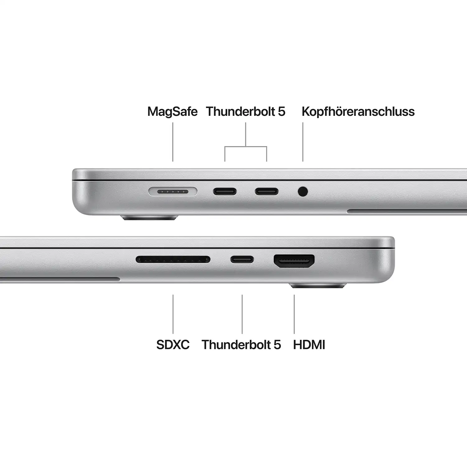 Produktbild: Macbook pro 16 inch m4 pro or max chip silber bild position 7