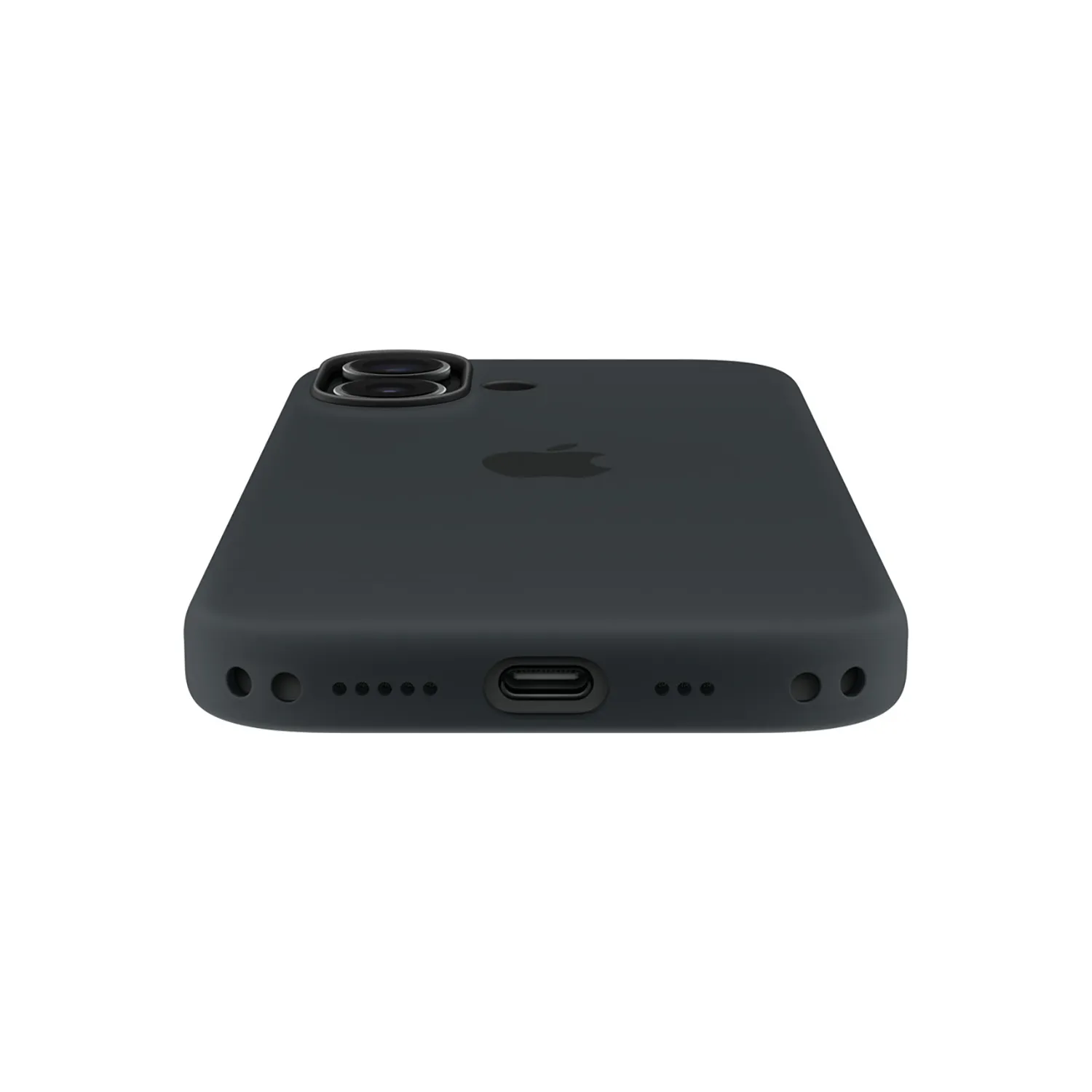 Apple Silikon Case iPhone 17 mit MagSafe (maritimblau)