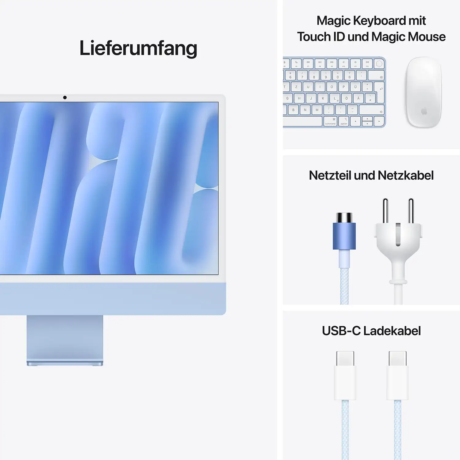Produktbild: Imac m4 pro chip 4 port 24 in blau bild position 9