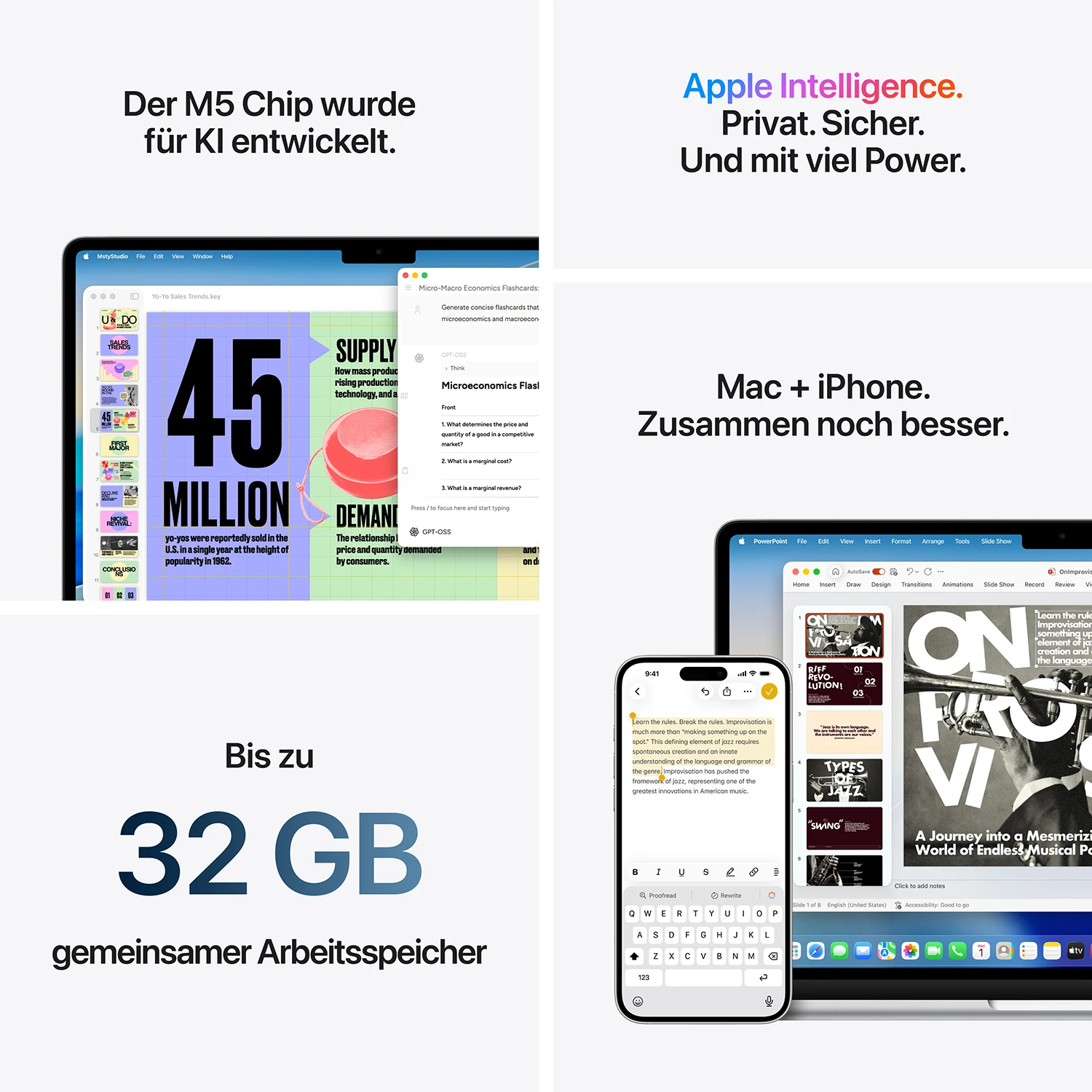 Macbook Air 13'' M5  10-Core CPU  10-Core GPU - 16 GB - 1 TB SSD - Polarstern - 2026