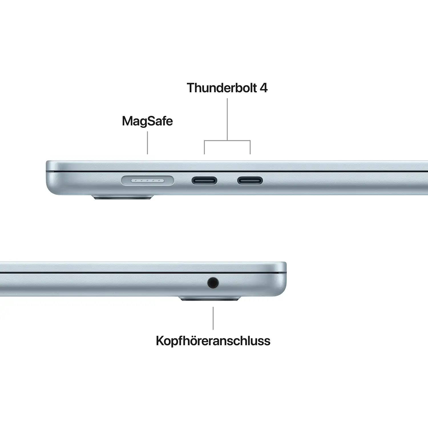 Produktbild: Macbook air 15 inch m4 sky blau bild position 7