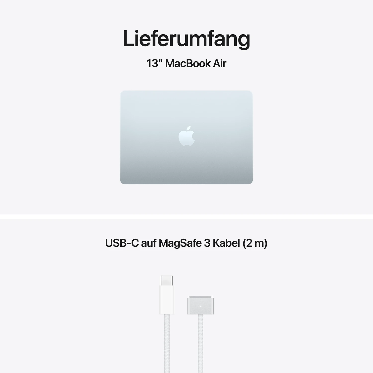 Macbook Air 13'' M5  10-Core CPU  8-Core GPU - 16 GB - 512 GB SSD - Himmelblau - 2026