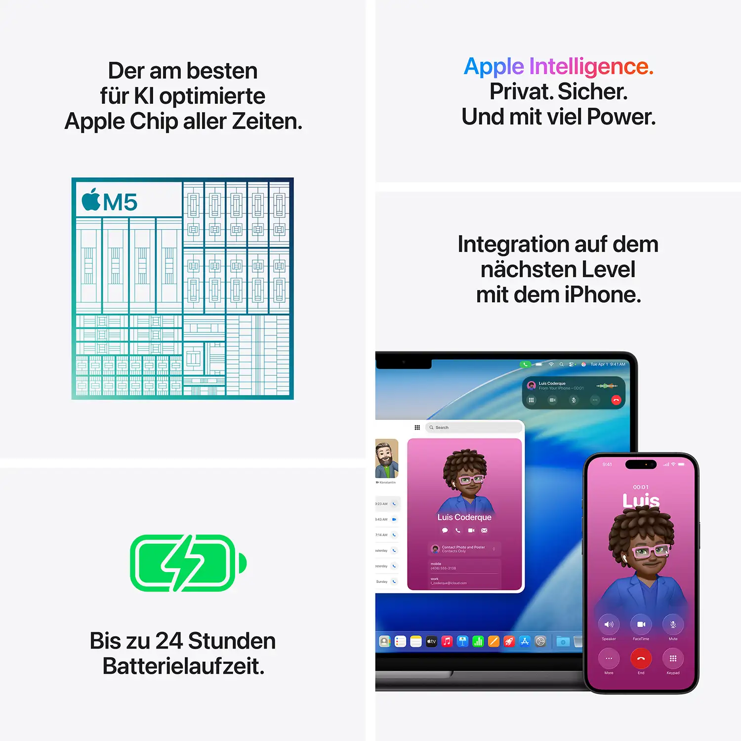 14" MacBook Pro in der Farbe space schwarz