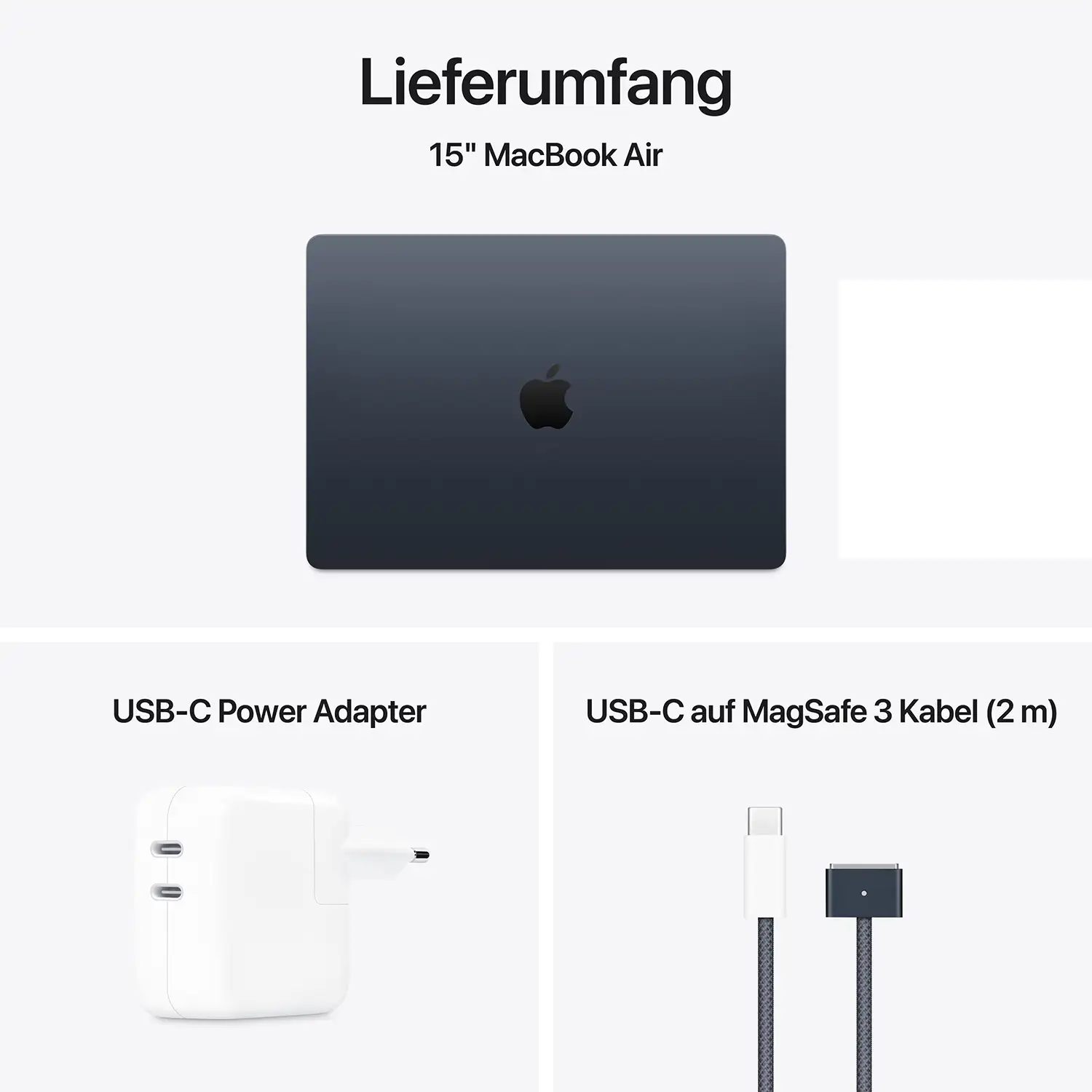 Produktbild: Macbook air 15 inch m4 mitternacht bild position 11