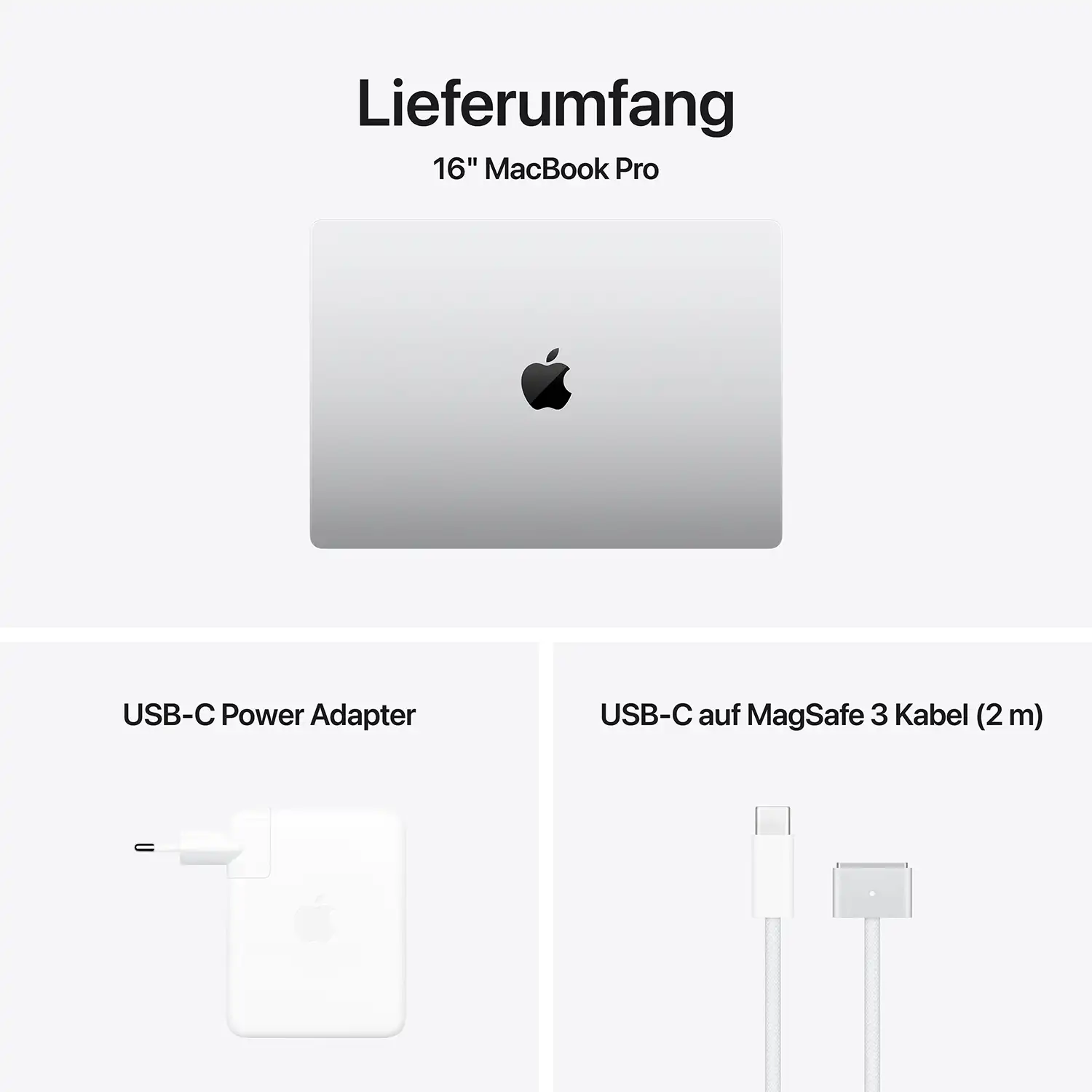 Produktbild: Macbook pro 16 inch m4 pro or max chip silber bild position 8