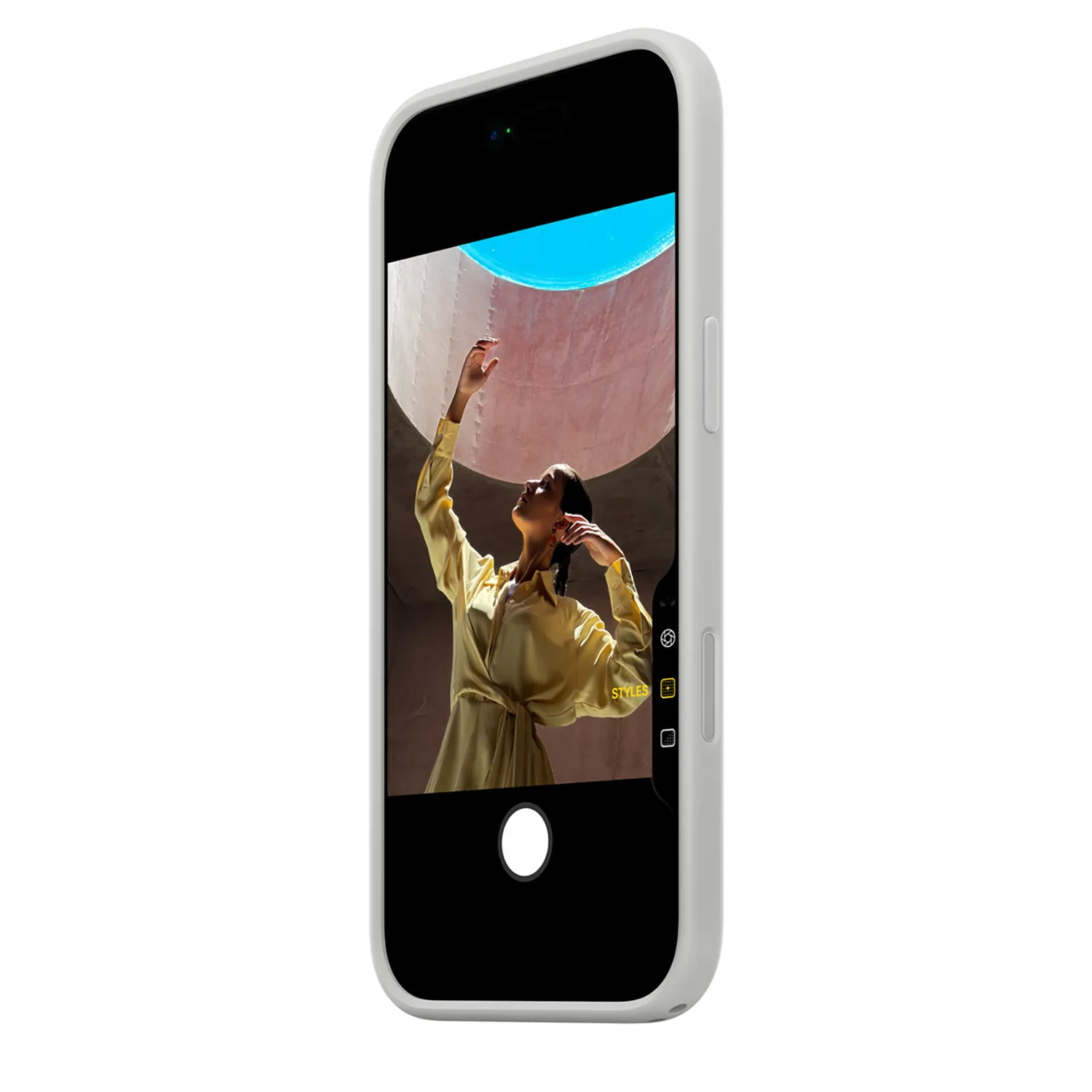 Apple Bumper iPhone Air (hellgrau)