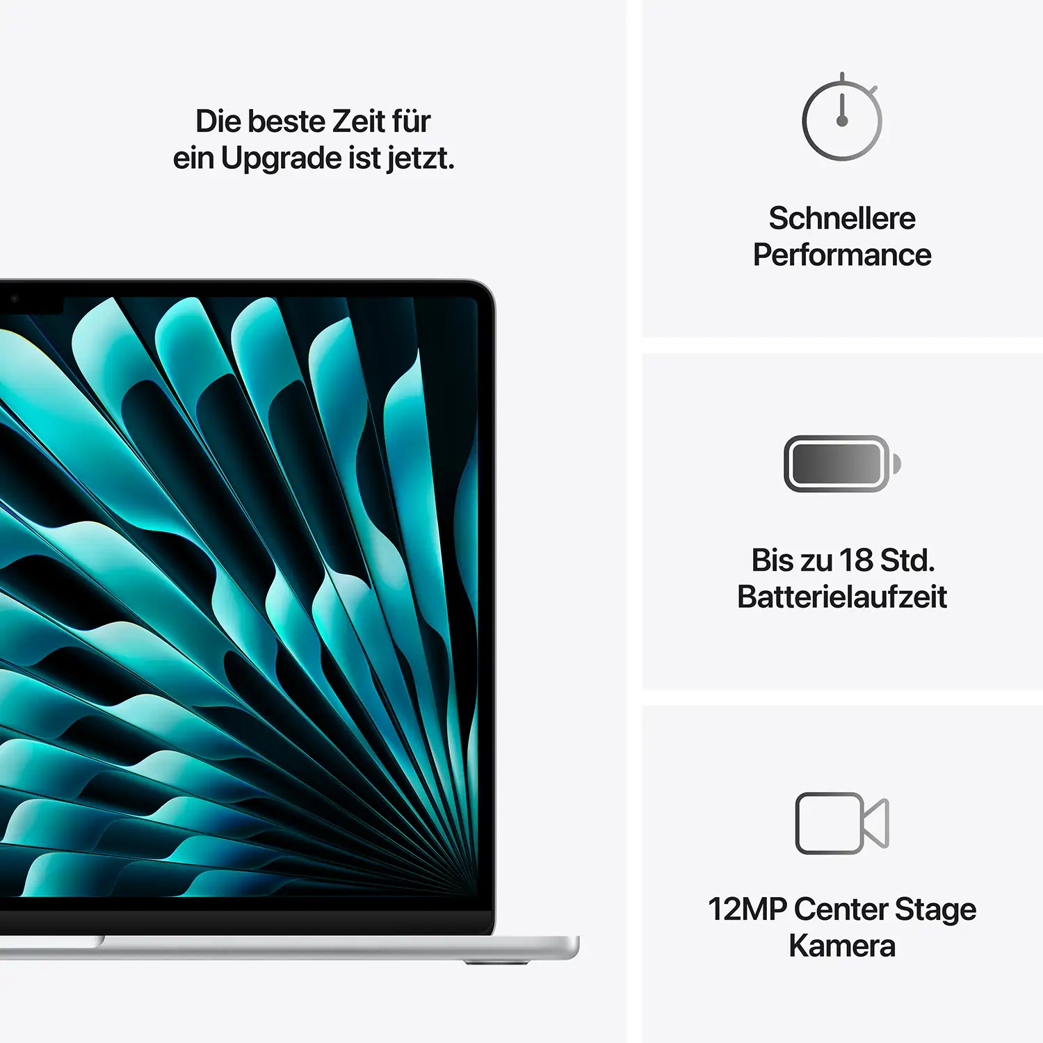 Produktbild: Macbook air 15 inch m4 silber bild position 10