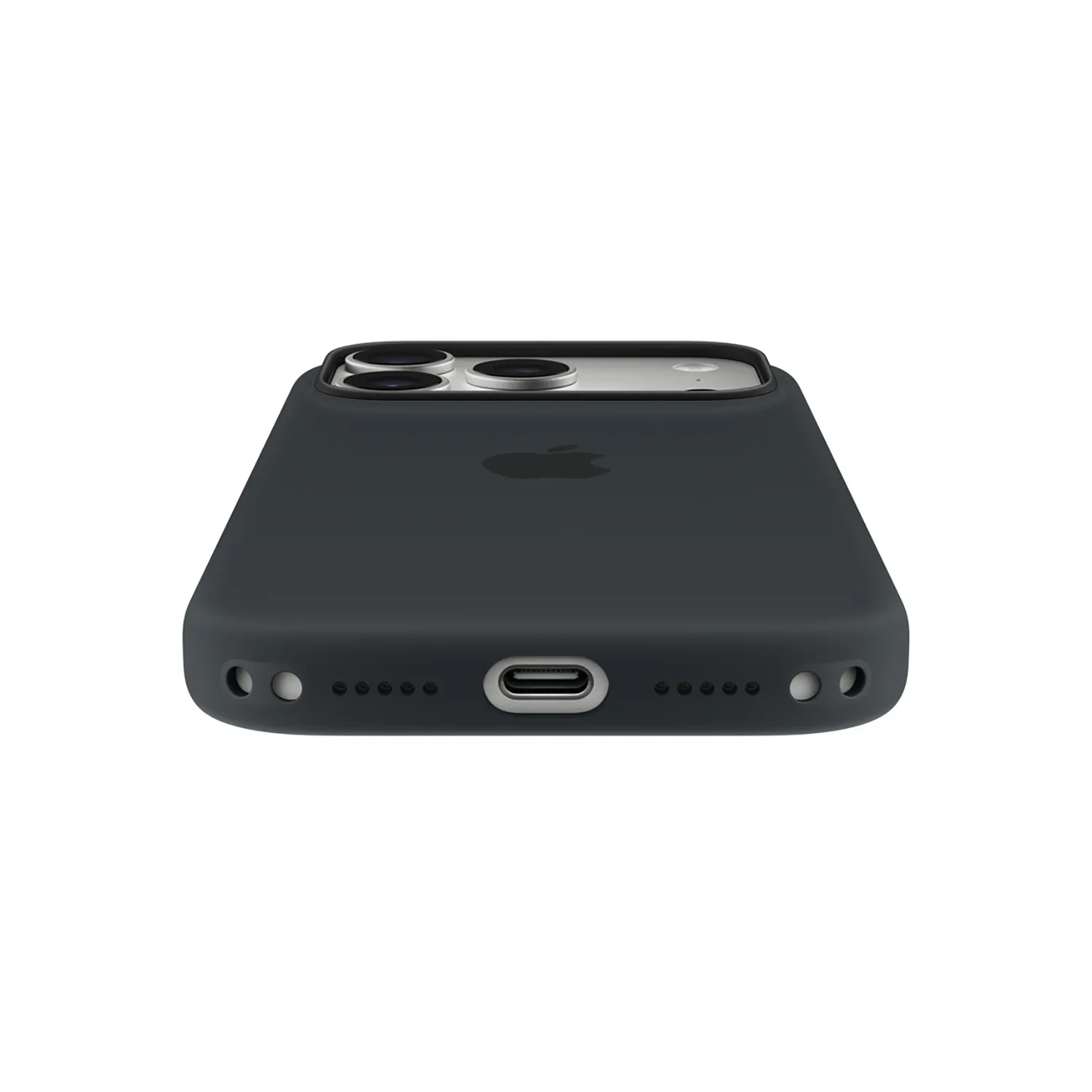 Apple Silikon Case iPhone 17 Pro mit MagSafe (nebelviolett)