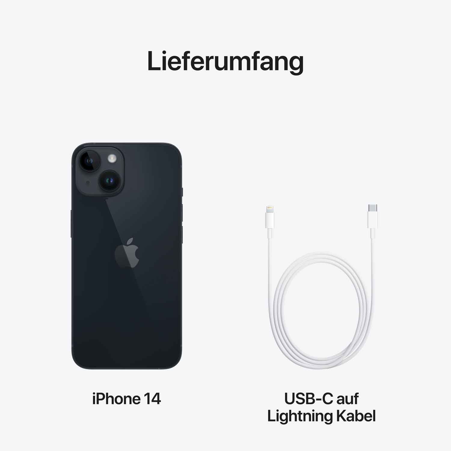Apple iPhone 14 128GB - Mitternacht Apple iPhone 14 128GB - Mitternacht