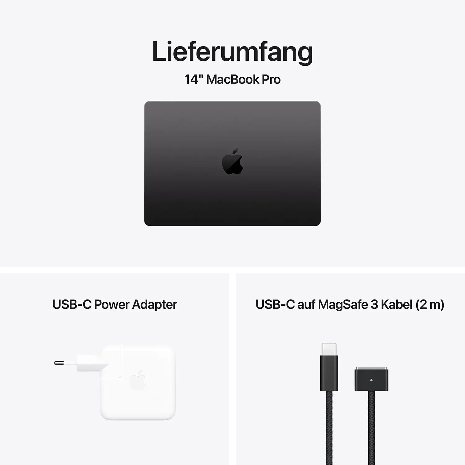 Produktbild: Macbook pro 14 inch m4 pro or max chip space schwarz bild position 8