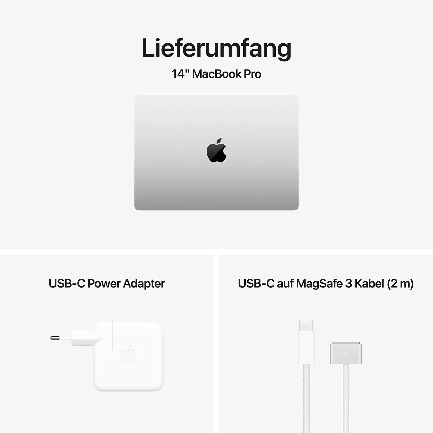 Produktbild: Macbook pro 14 inch m4 pro or max chip silber bild position 8