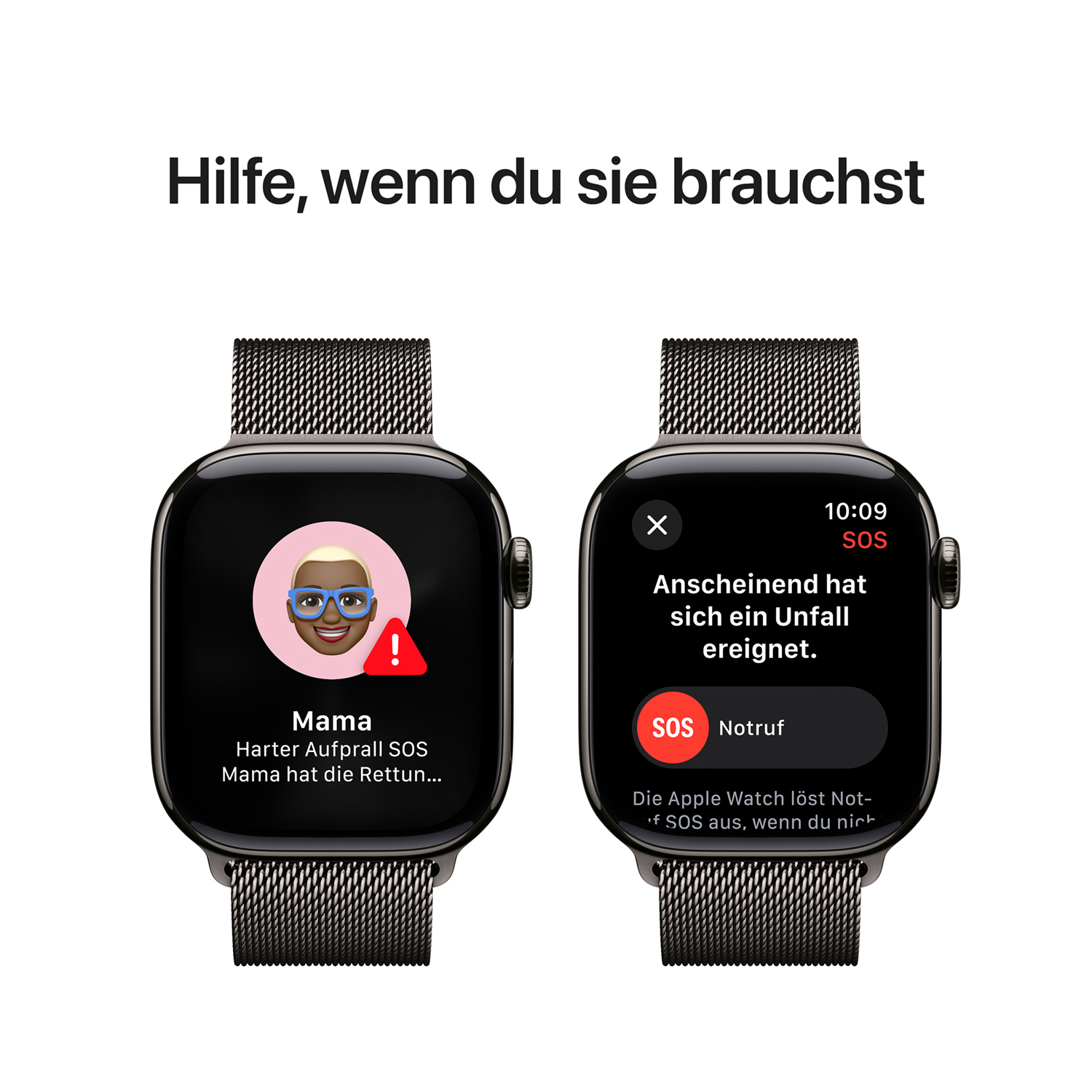 Produktbild: Apple watch series 10 42mm lte slate titanium milanese loop slate bild position 6