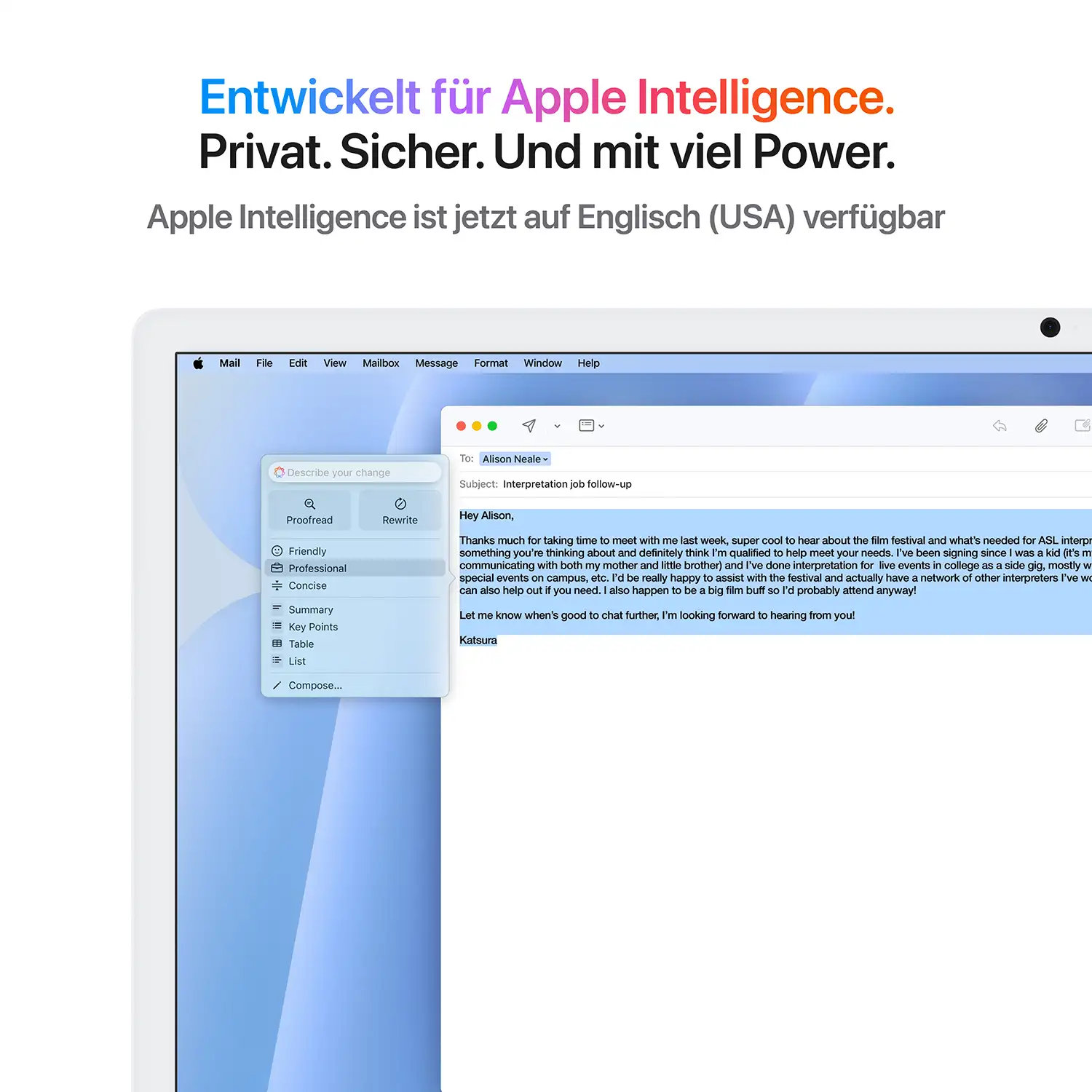 Produktbild: Imac m4 pro chip 4 port 24 in blau bild position 5