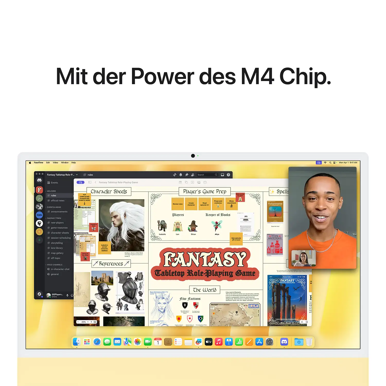 Produktbild: Imac m4 pro chip 4 port 24 in gelb bild position 6