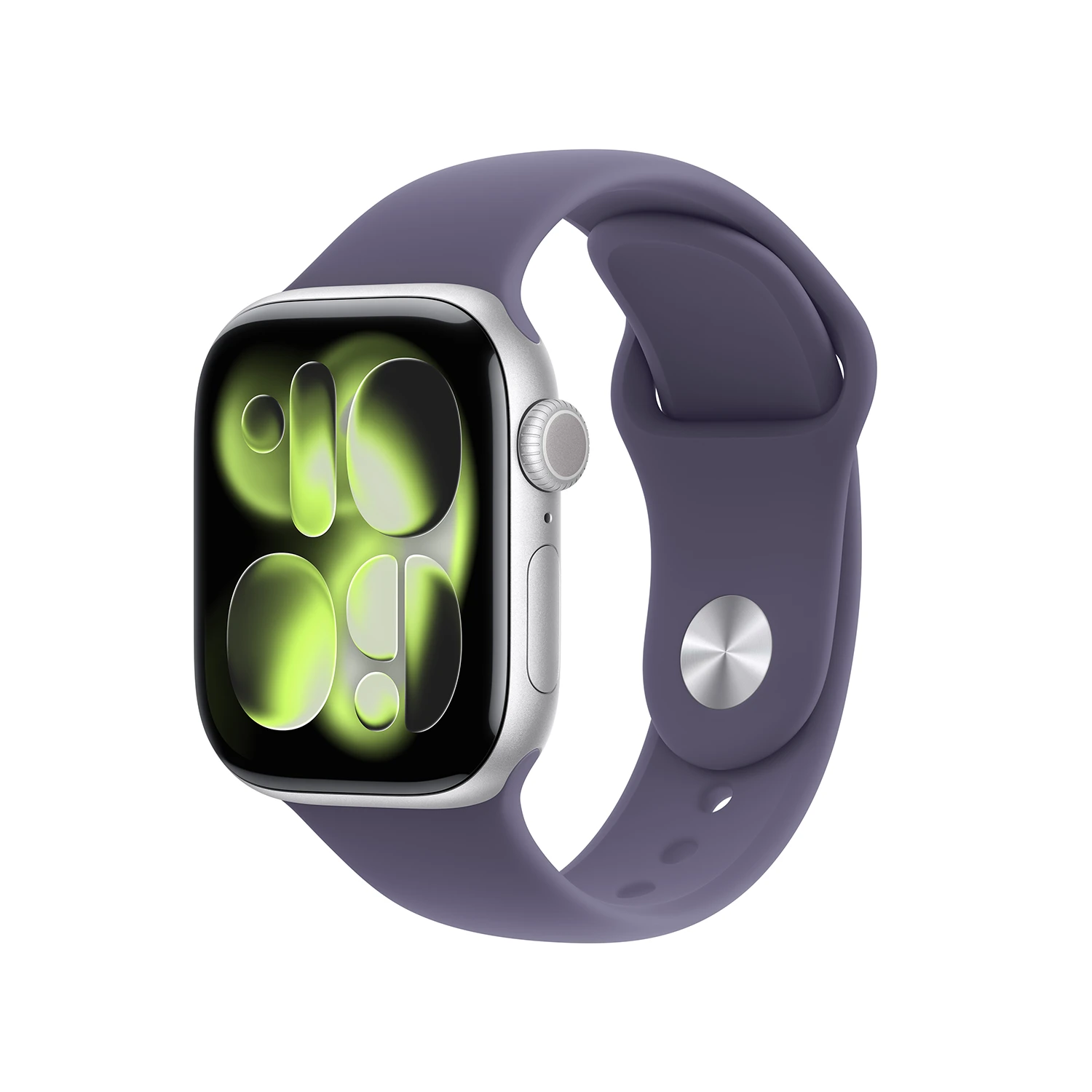 Produktbild Apple Watch Series 11 Silber Aluminium Case/Nebelviolett Sport Band