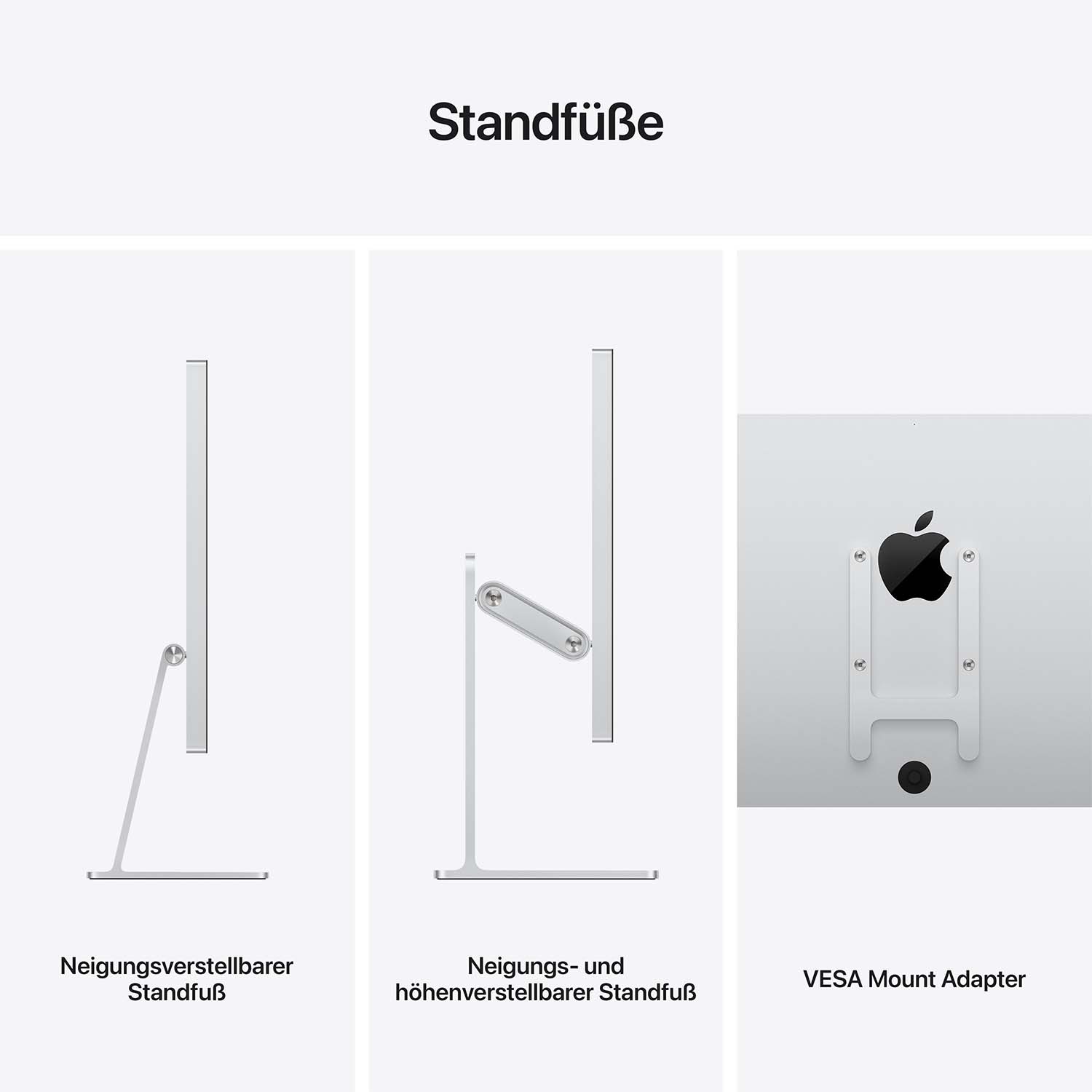 Apple Studio Display - Standardglas 27'' - Neigungsverstellbarer Standfuß Apple Studio Display - Standardglas 27'' - Neigungsverstellbarer Standfuß