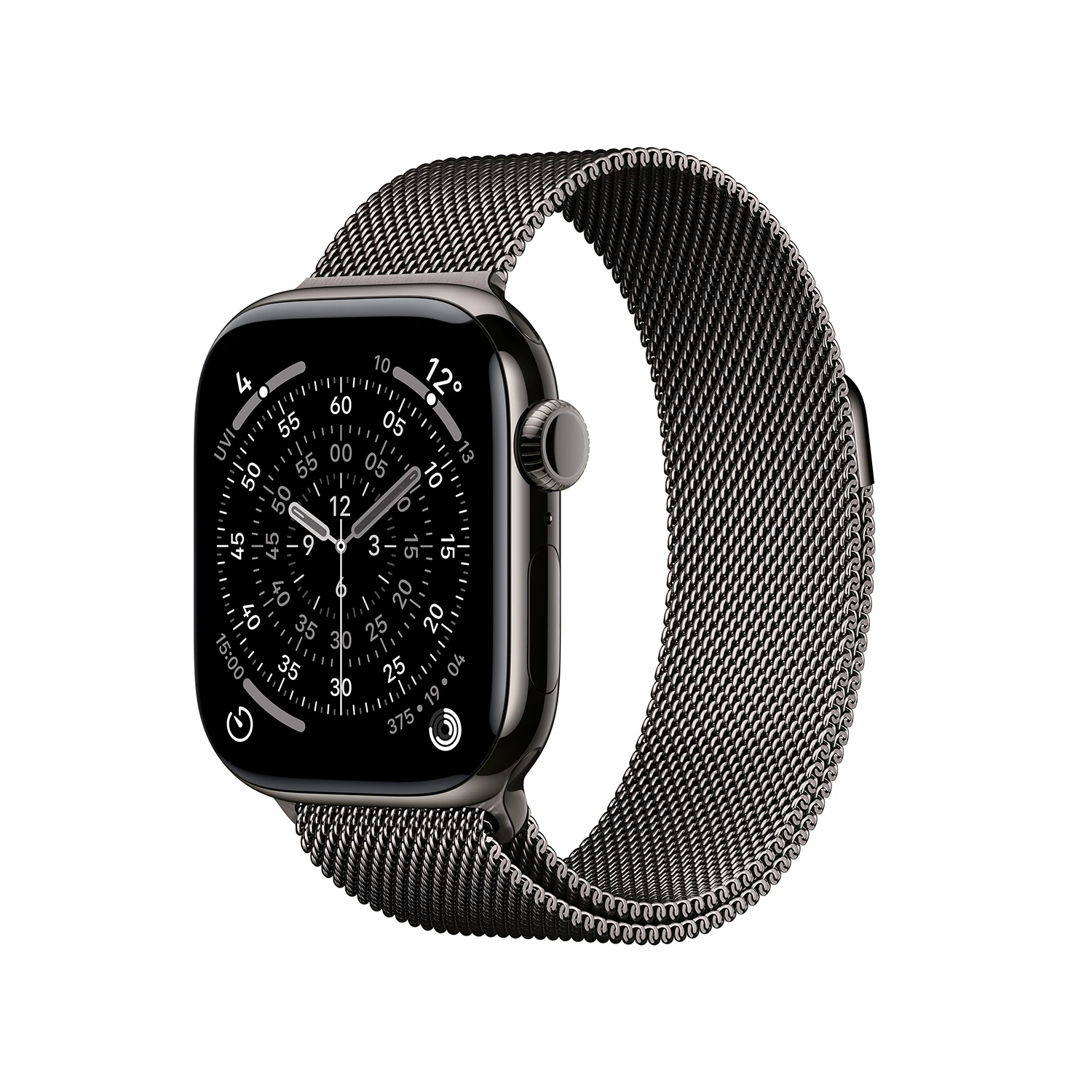 Produktbild Apple Watch Series 11 Schiefer Titanium Case/Schiefer Milanese Loop
