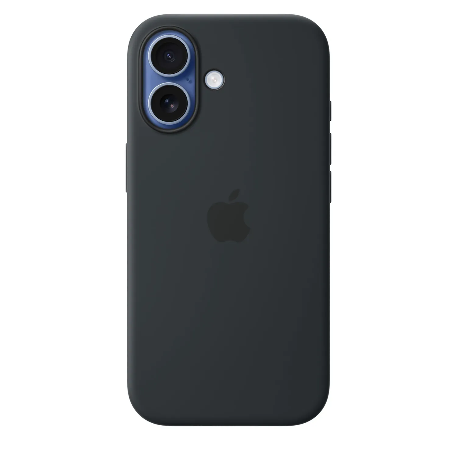 Apple Silikon Case iPhone 17 mit MagSafe (schwarz)