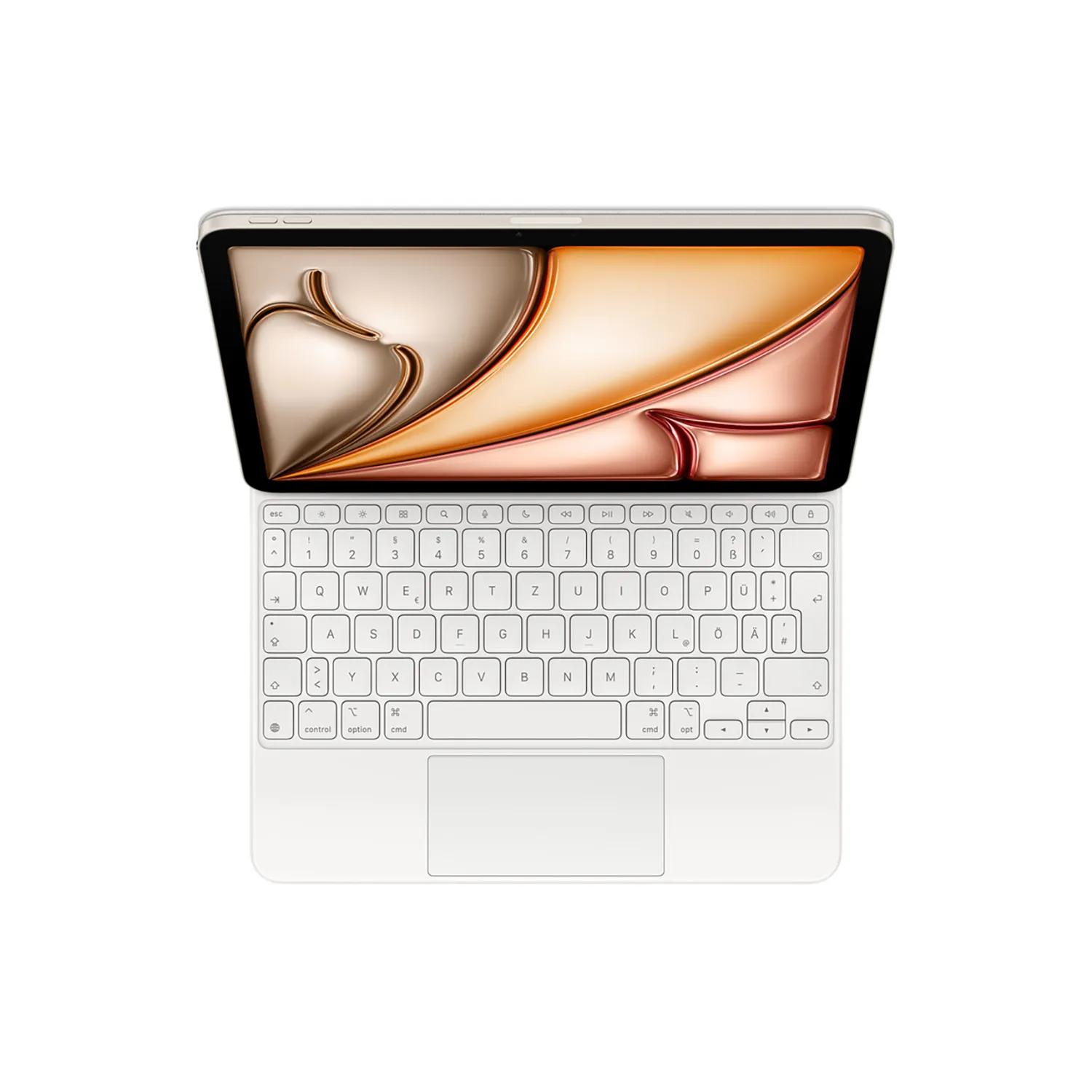 Produktbild Apple Magic Keyboard iPad 11 M3 weiß von oben