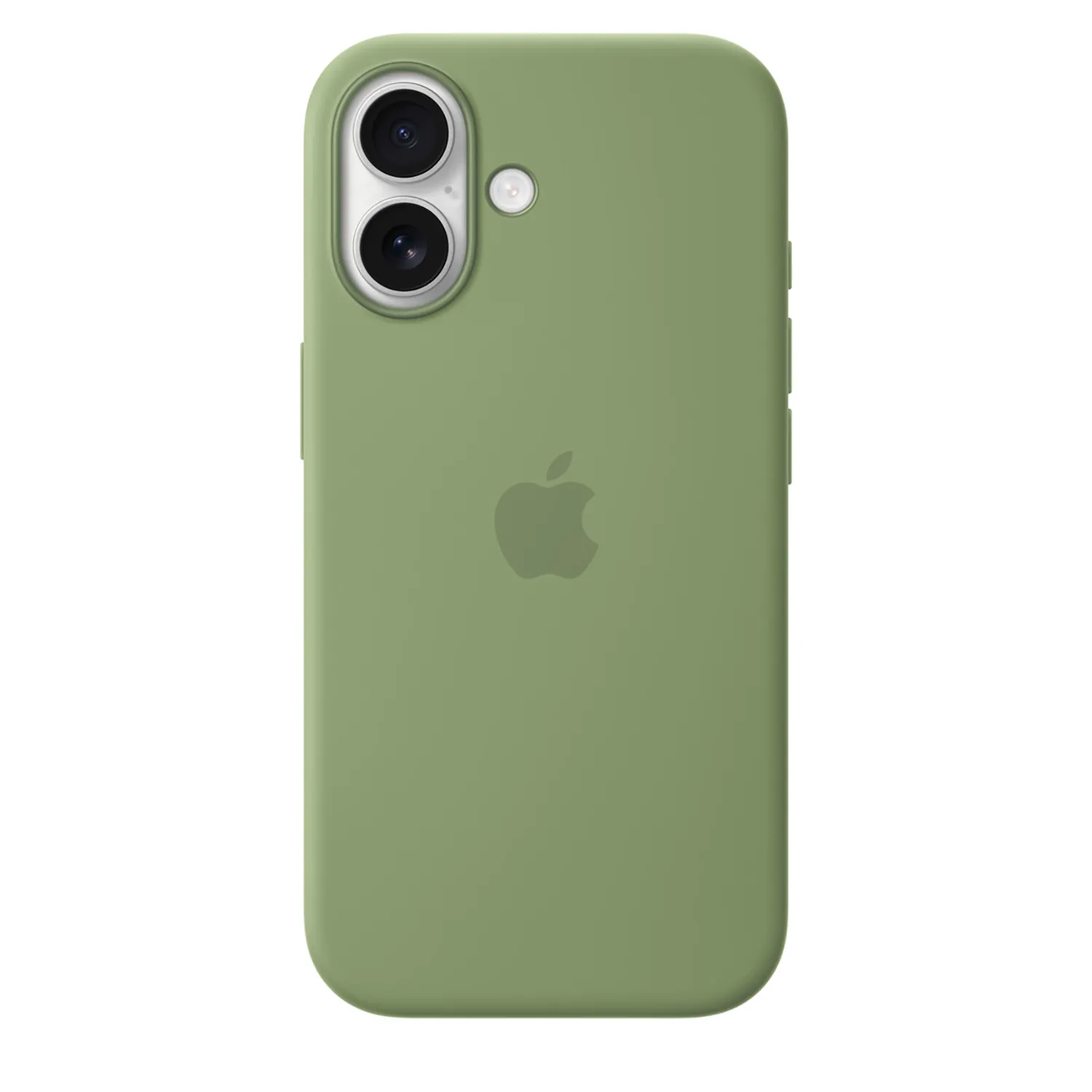 Apple Silikon Case iPhone 17 mit MagSafe (hellmoosgrün)