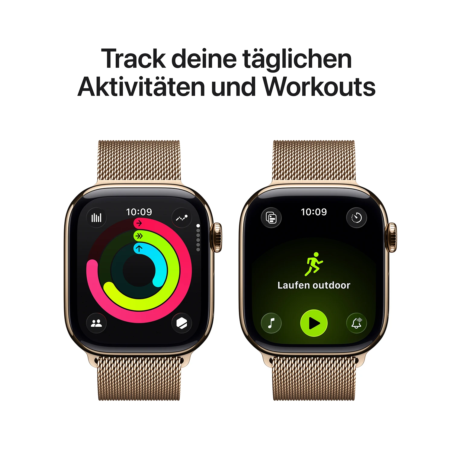 Track deine täglichen Aktivitäten und Workouts