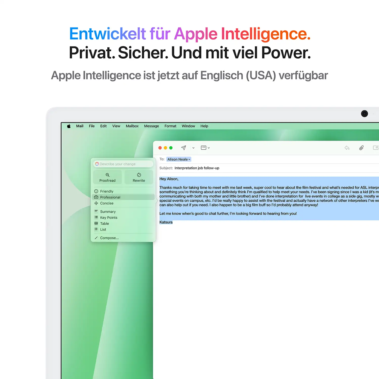 Produktbild: Imac m4 chip 2 port 24 in grün bild position 5