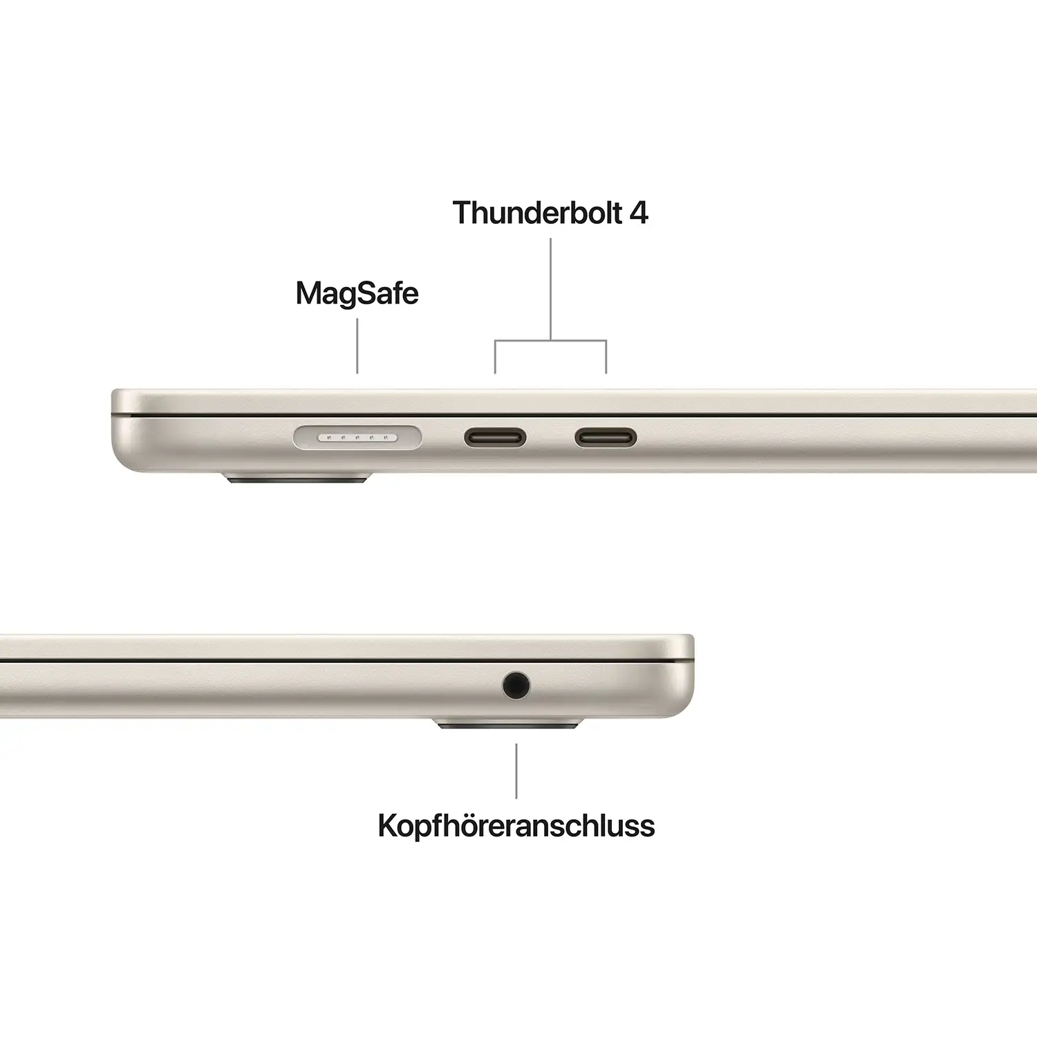 Produktbild: Macbook air 15 inch m4 polarstern bild position 7