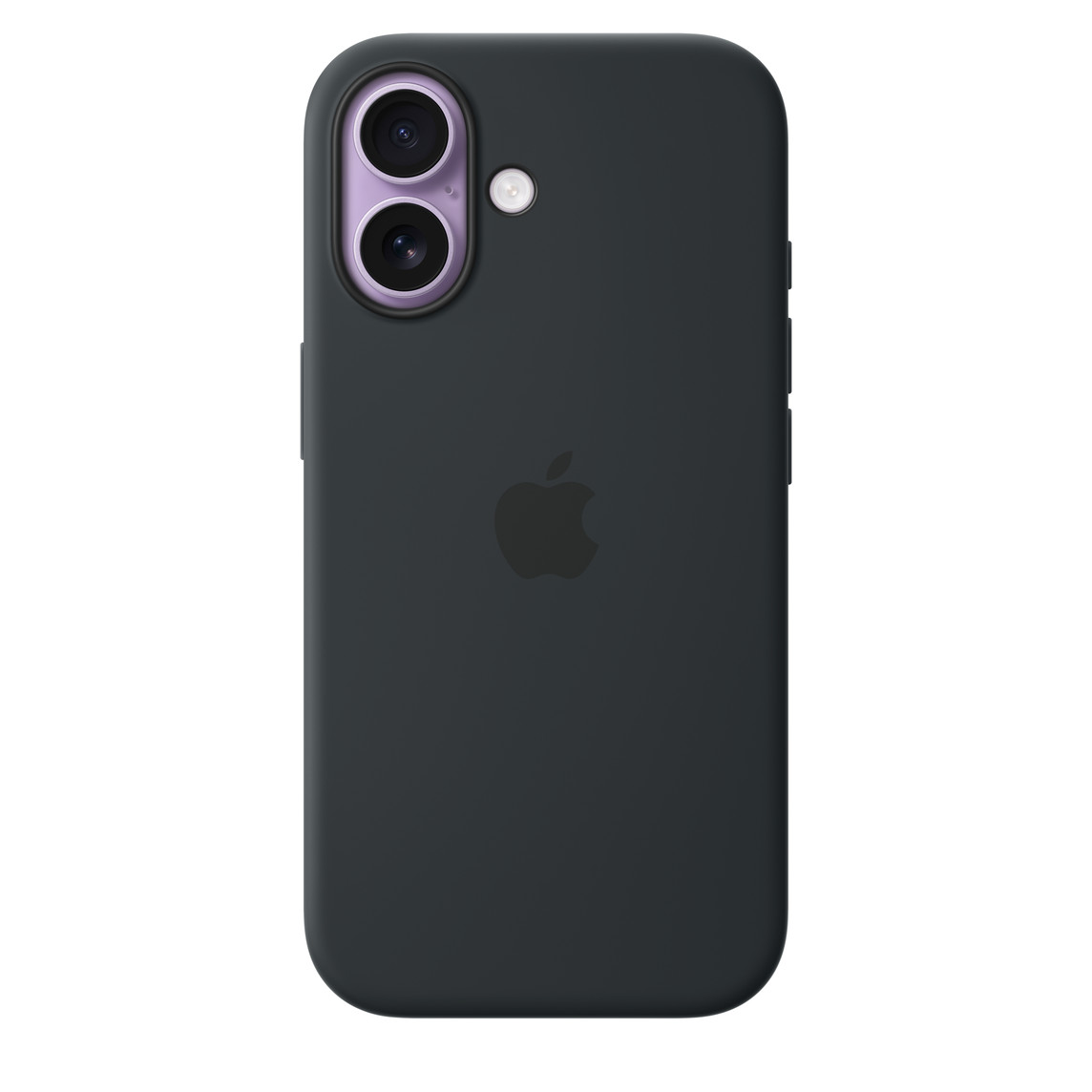 Apple Silikon Case iPhone 17 mit MagSafe (schwarz)