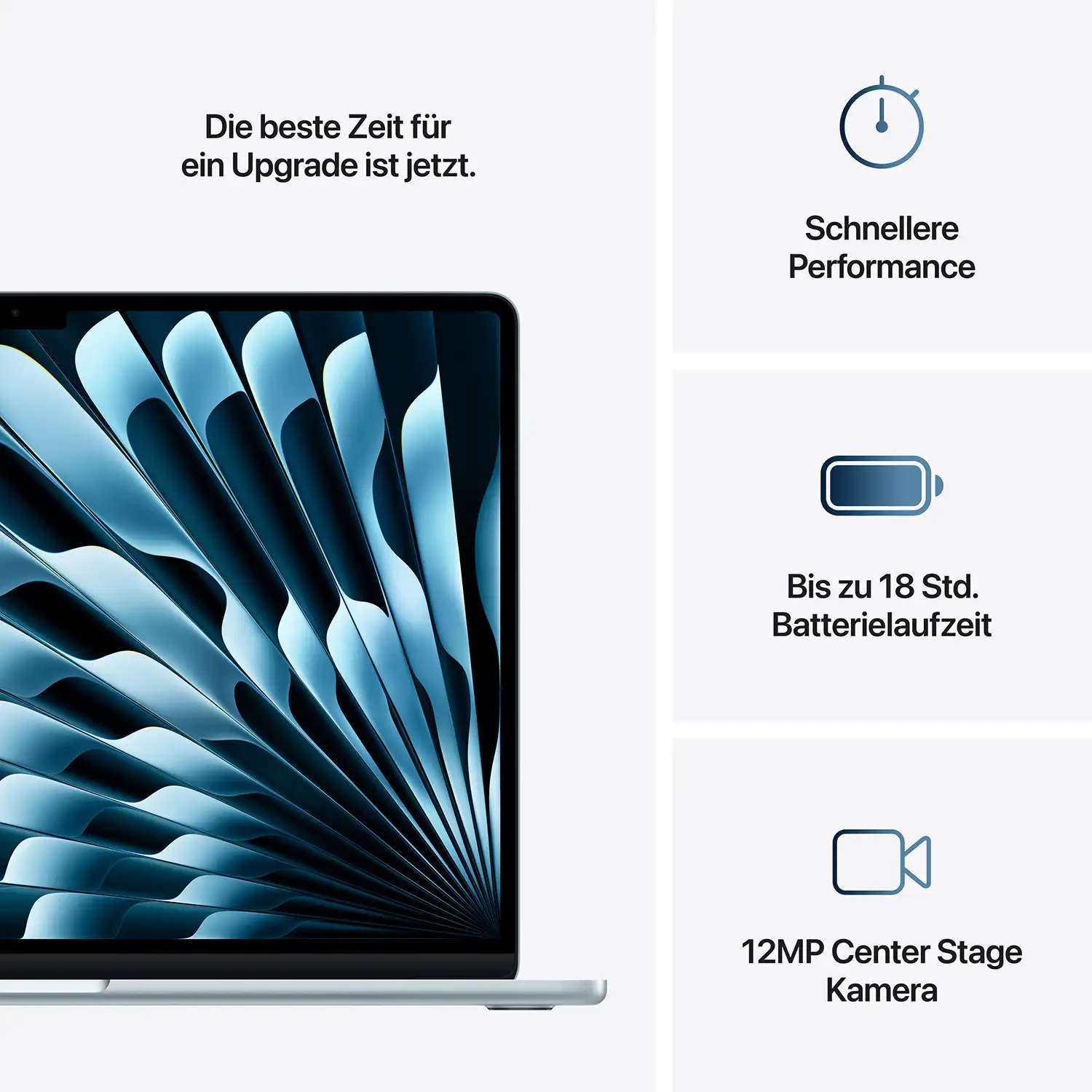 Produktbild: Macbook air 15 inch m4 sky blau bild position 10