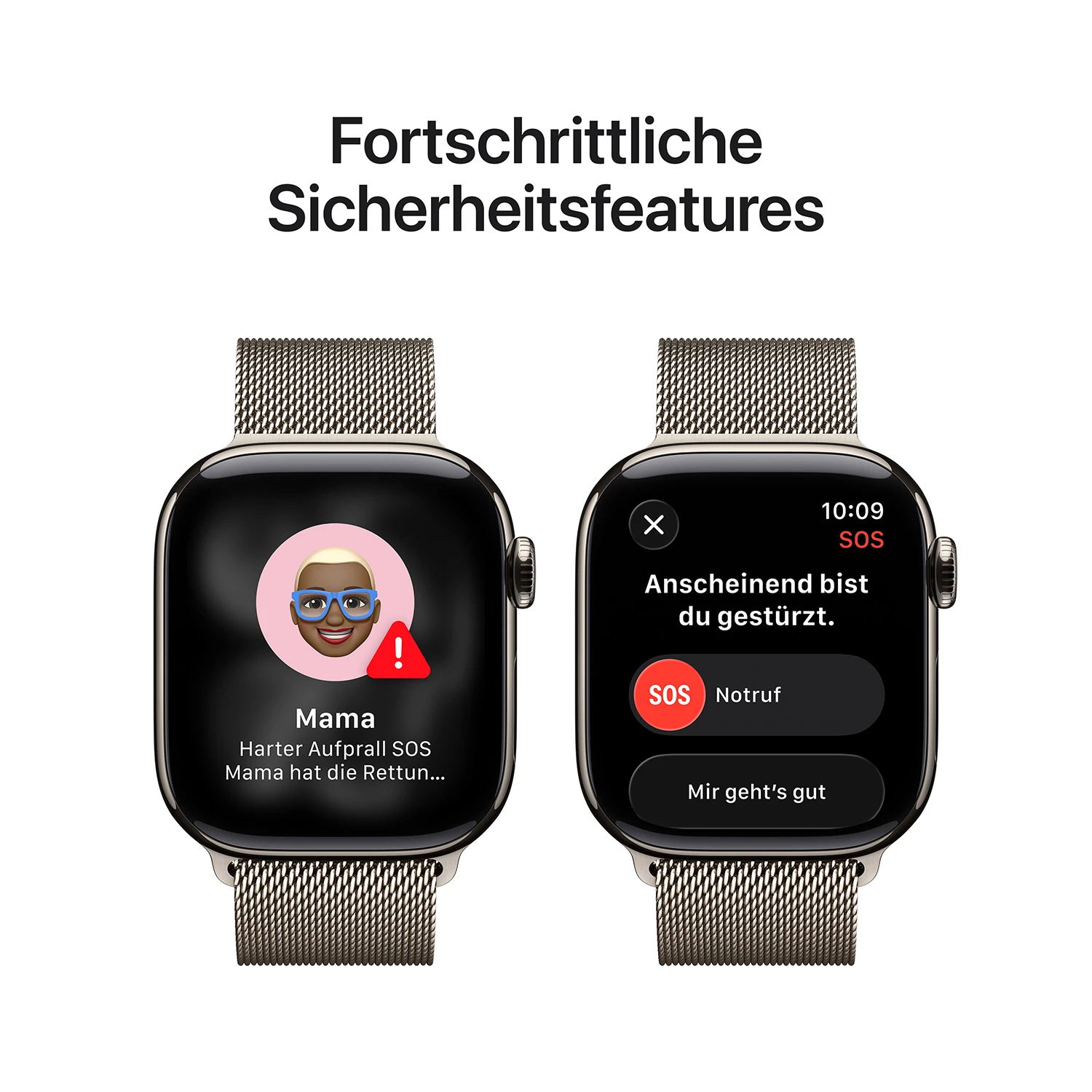 Fortschrittliche Sicherheitsfeatures