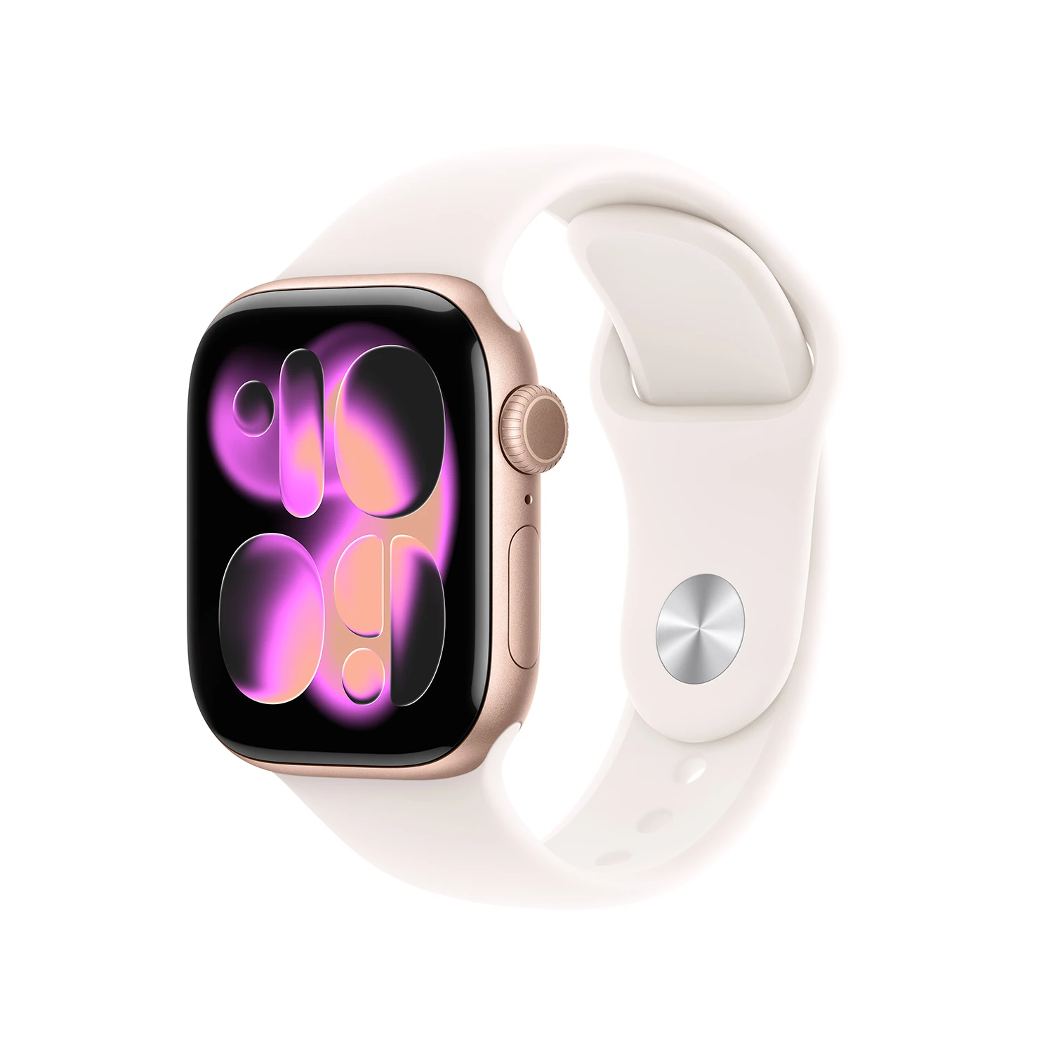 Produktbild Apple Watch Series 11 Rose Gold Aluminium Case/Blassrosa Sport Band