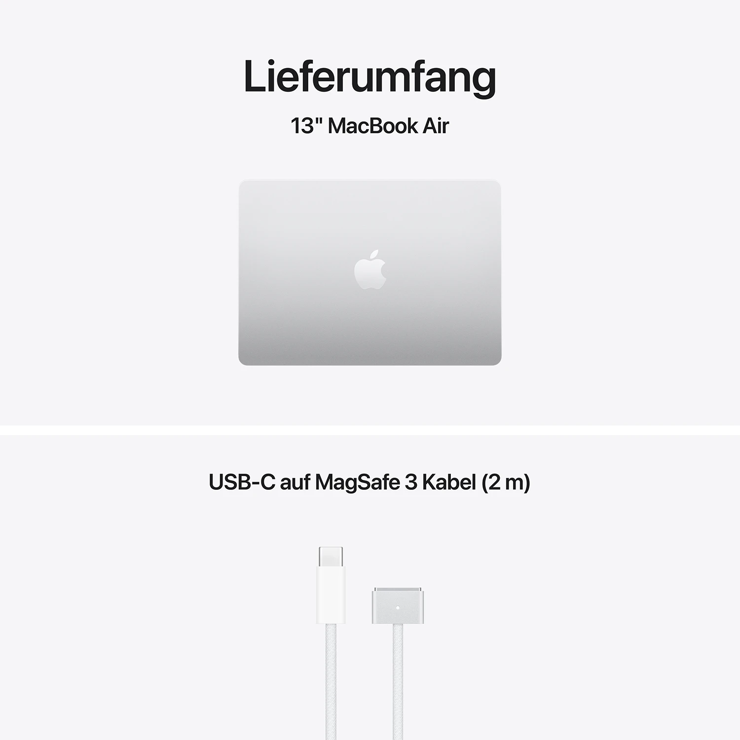 Macbook Air 13'' M5  10-Core CPU  10-Core GPU - 24 GB - 1 TB SSD - Silber - 2026