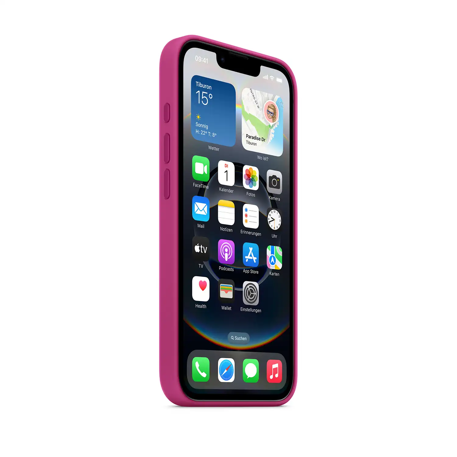Produktbild: Iphone 16e hülle fuchsia3