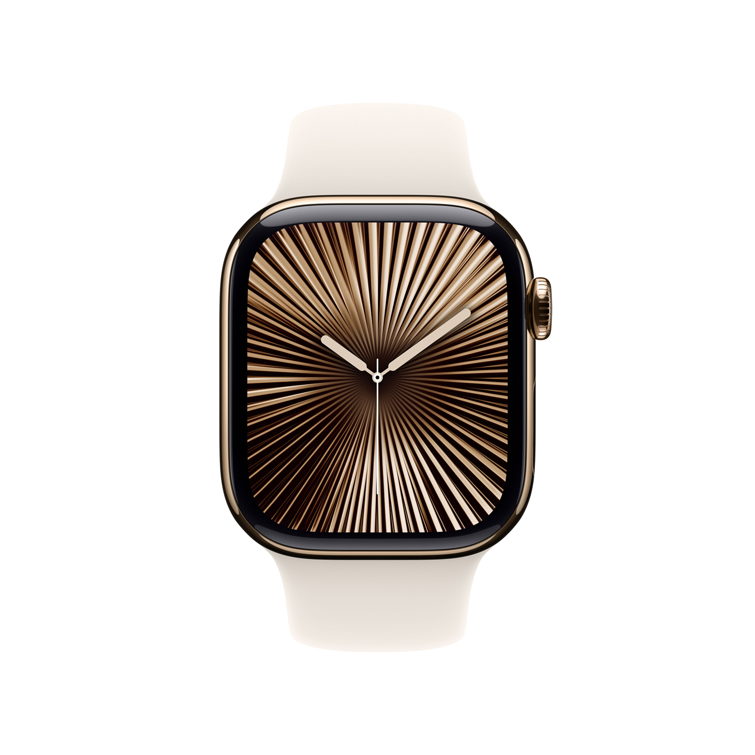 Produktbild: Apple watch series 10 42mm lte gold titanium sport band polarstern bild position 2