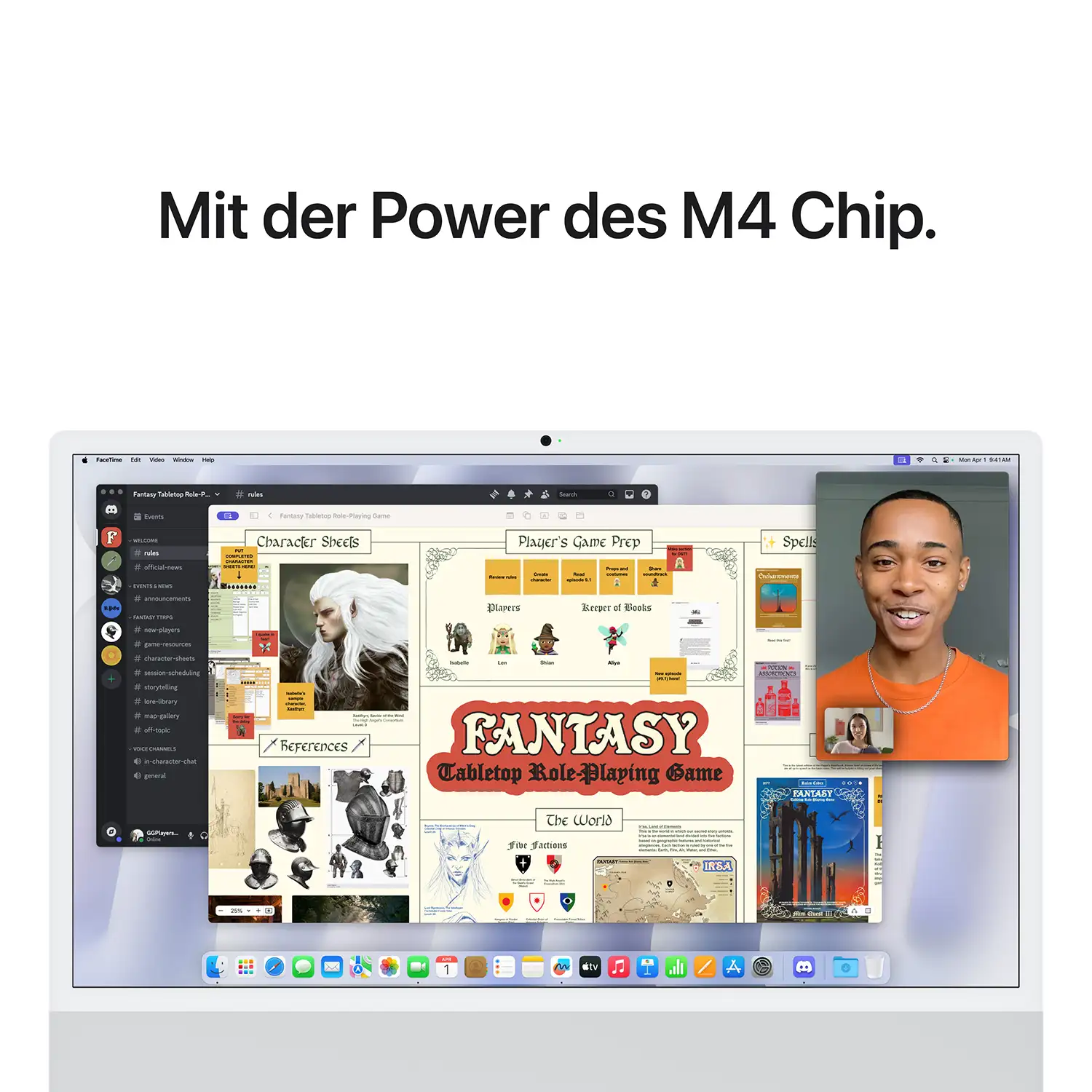 Produktbild: Imac m4 pro chip 4 port 24 in silber bild position 6