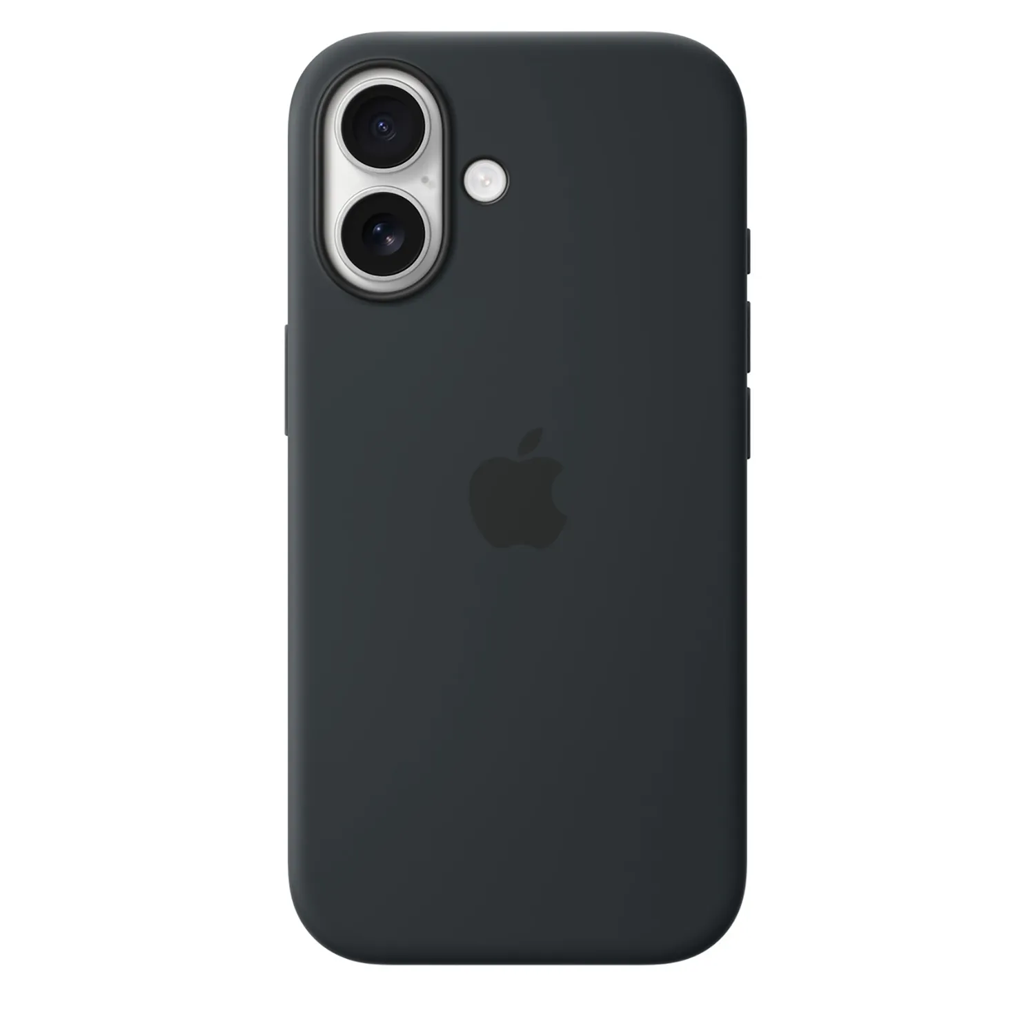 Apple Silikon Case iPhone 17 mit MagSafe (schwarz)