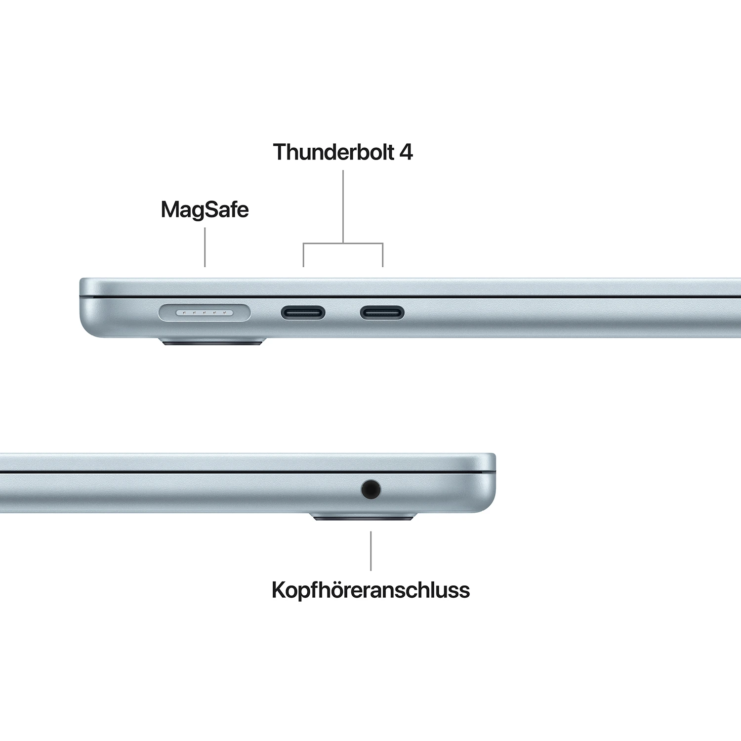 Macbook Air 13'' M5  10-Core CPU  8-Core GPU - 16 GB - 512 GB SSD - Himmelblau - 2026
