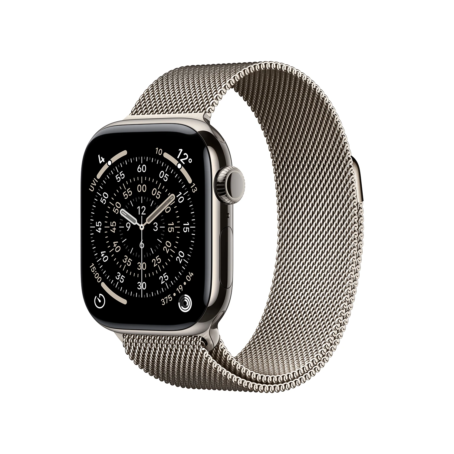 Produktbild Apple Watch Series 11 Natur Titanium Case/Natur Milanese Loop