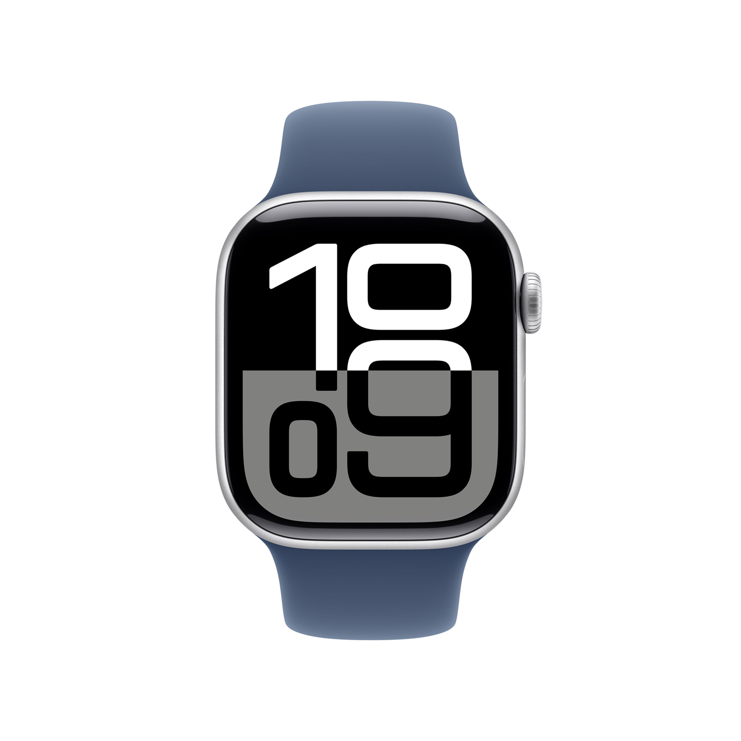 Produktbild: Apple watch series 10 42mm lte silber aluminum sport band denim bild position 2