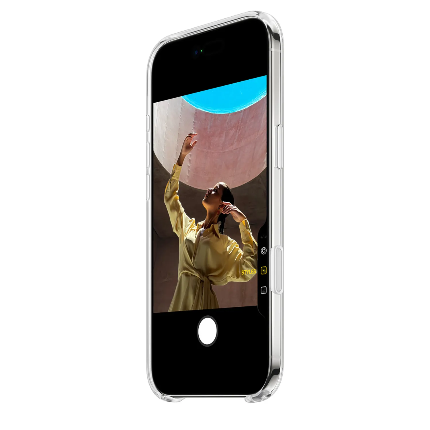 Apple Silikon Case iPhone Air mit MagSafe (frost)