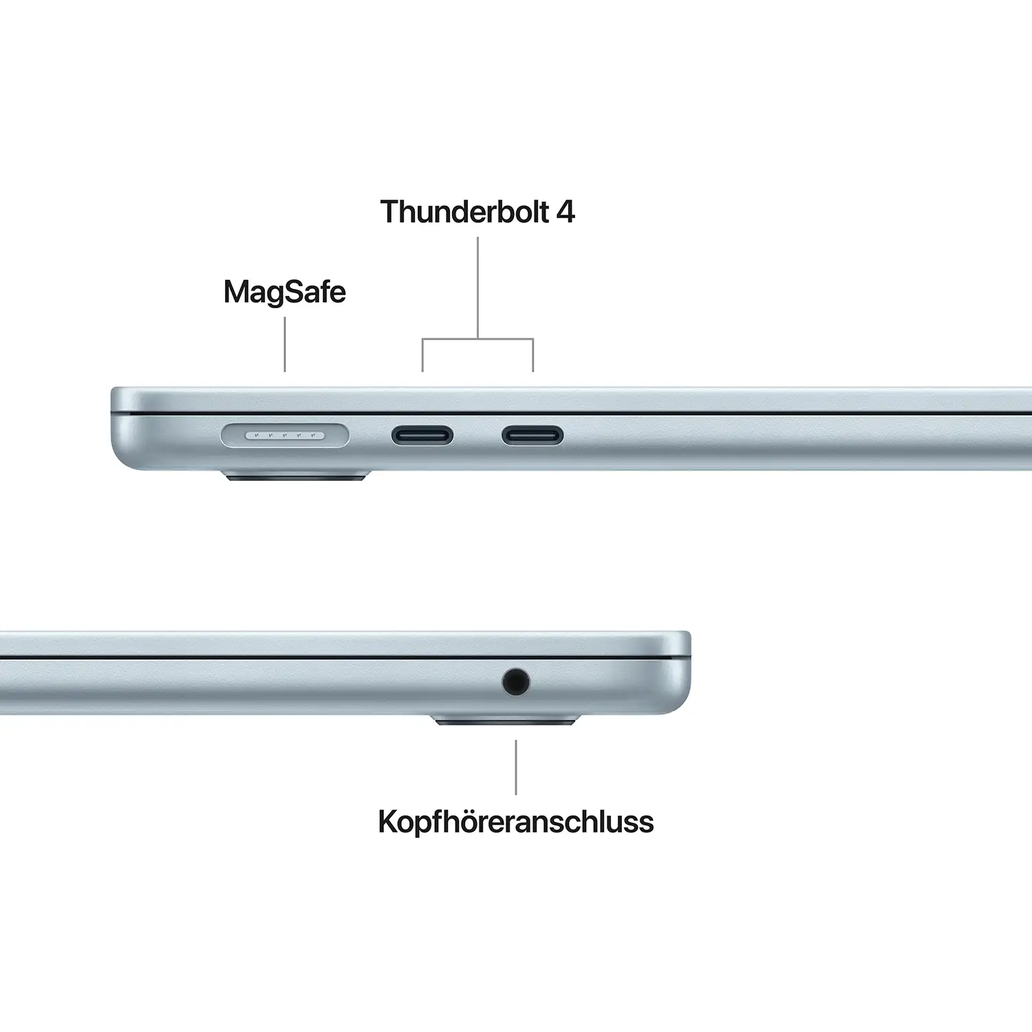 Produktbild: Macbook air 13 inch m4 sky blau bild position 7