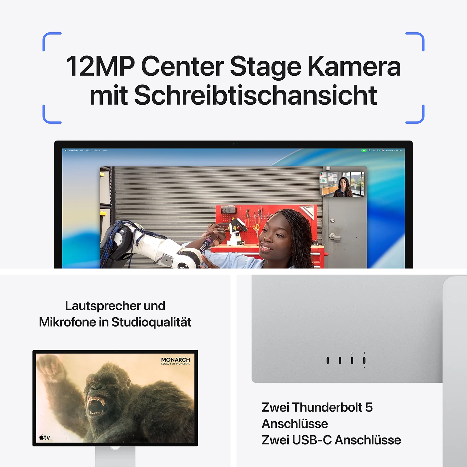 Apple Studio Display Standardglas - Neigungsverstellbar - 2026