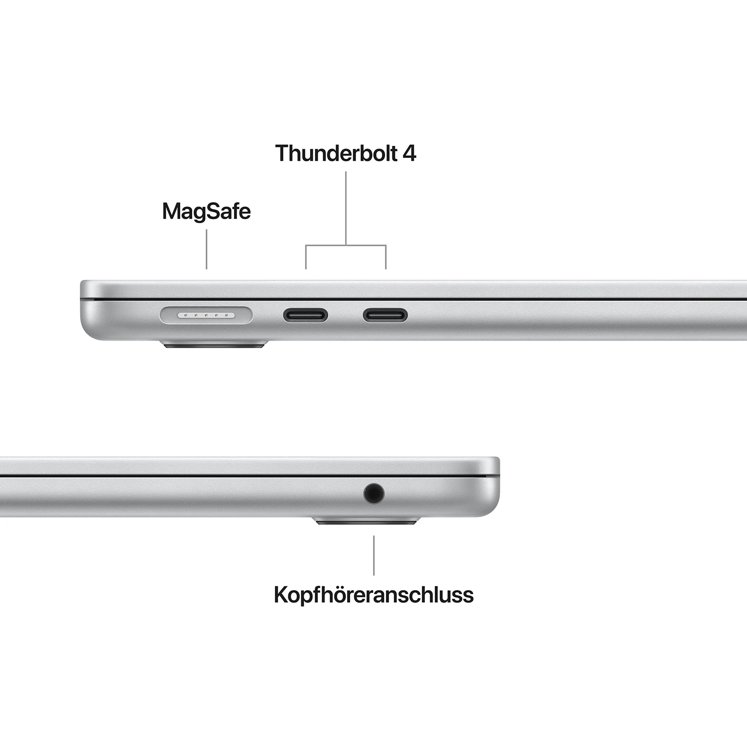 Macbook Air 13'' M5  10-Core CPU  10-Core GPU - 24 GB - 1 TB SSD - Silber - 2026