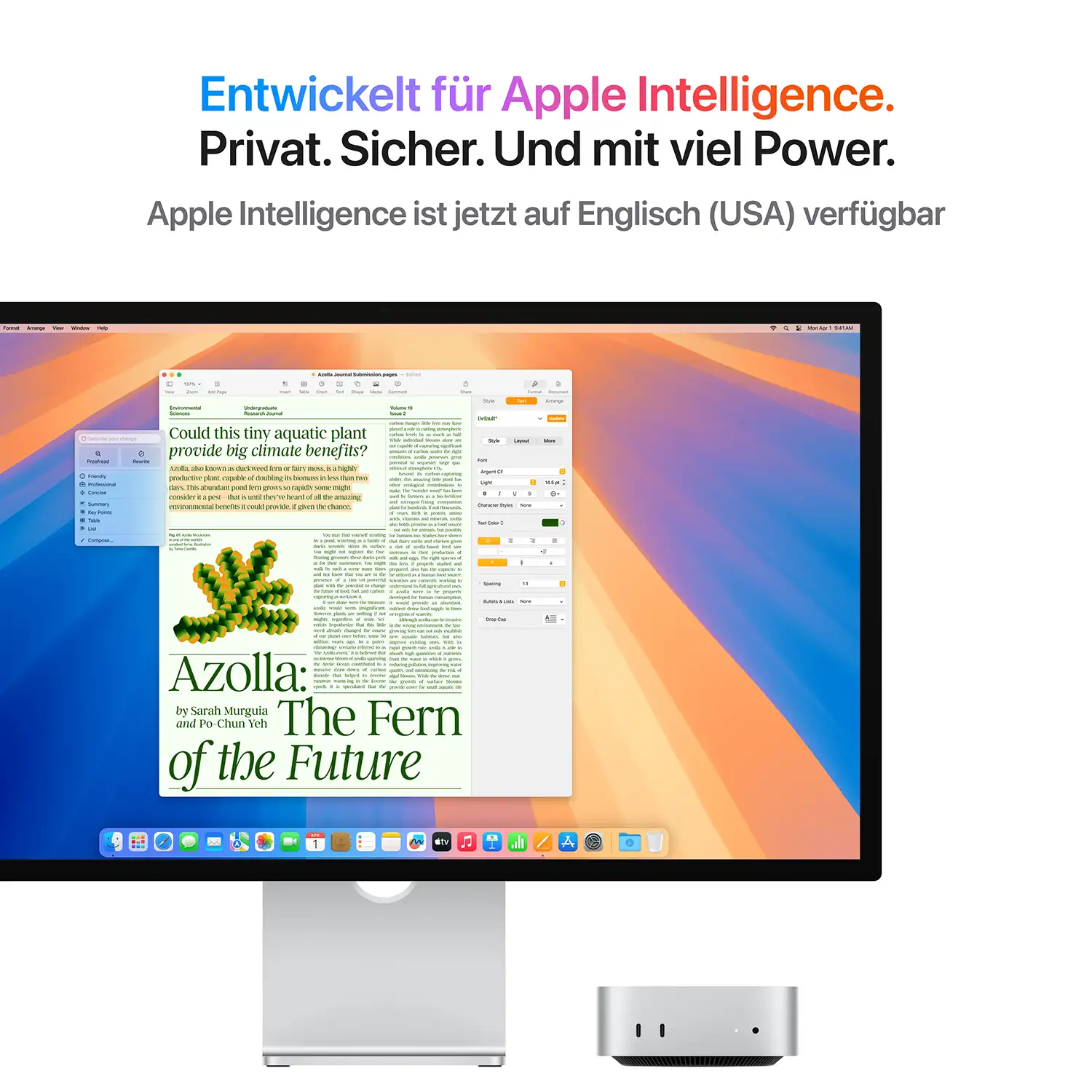 Produktbild: Mac mini with m4 pro silber bild position 4