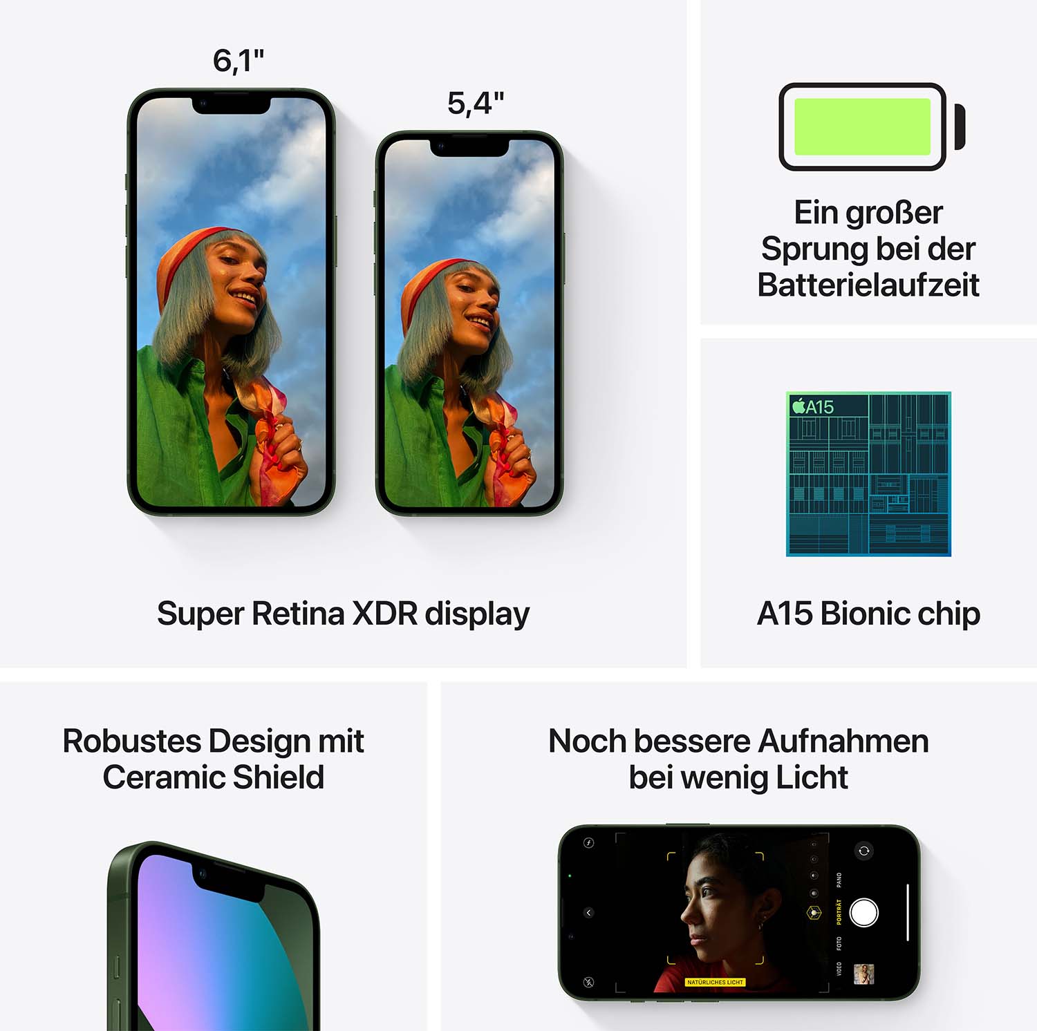 Apple iPhone 13 128GB - Grün Apple iPhone 13 128GB - Grün