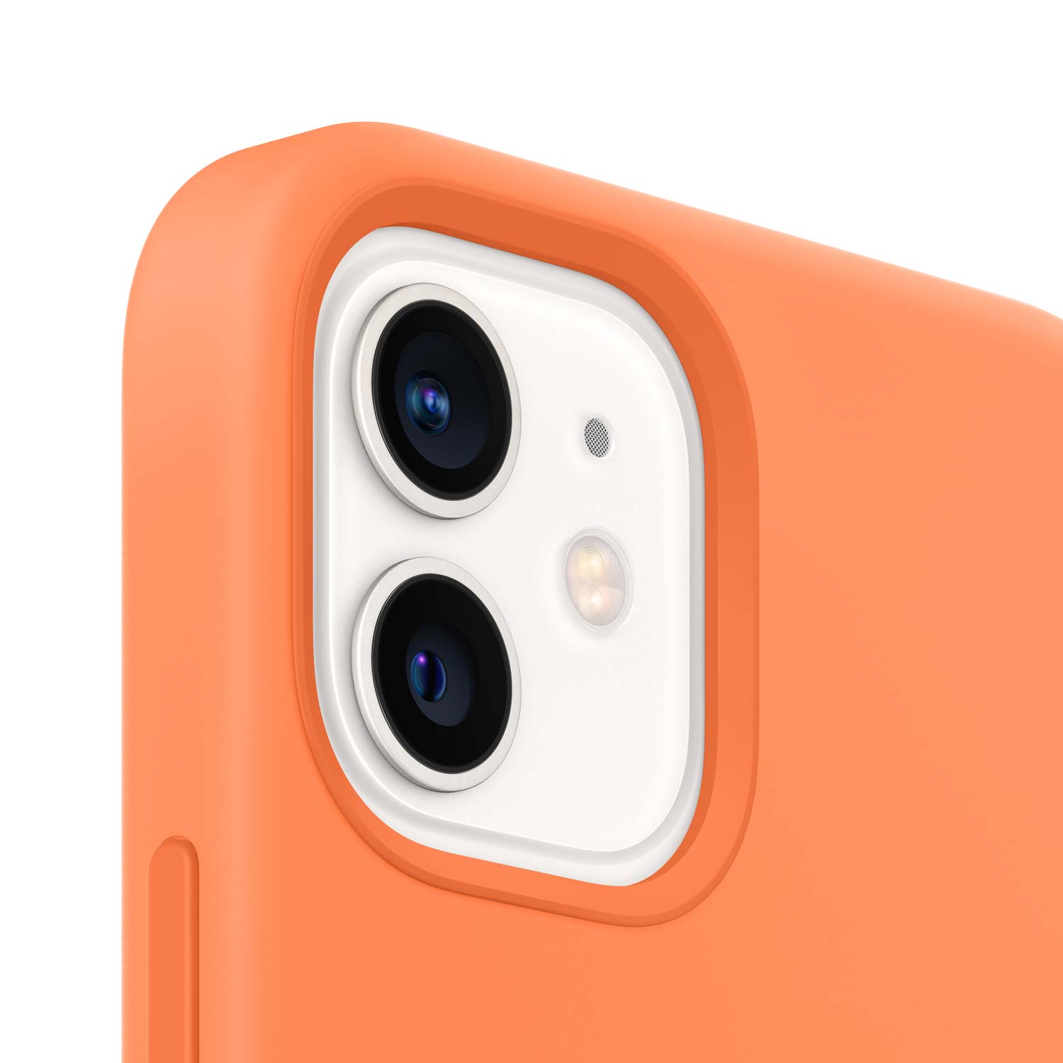 Apple iPhone 12/12 Pro Silikon Case mit MagSafe - Kumquat