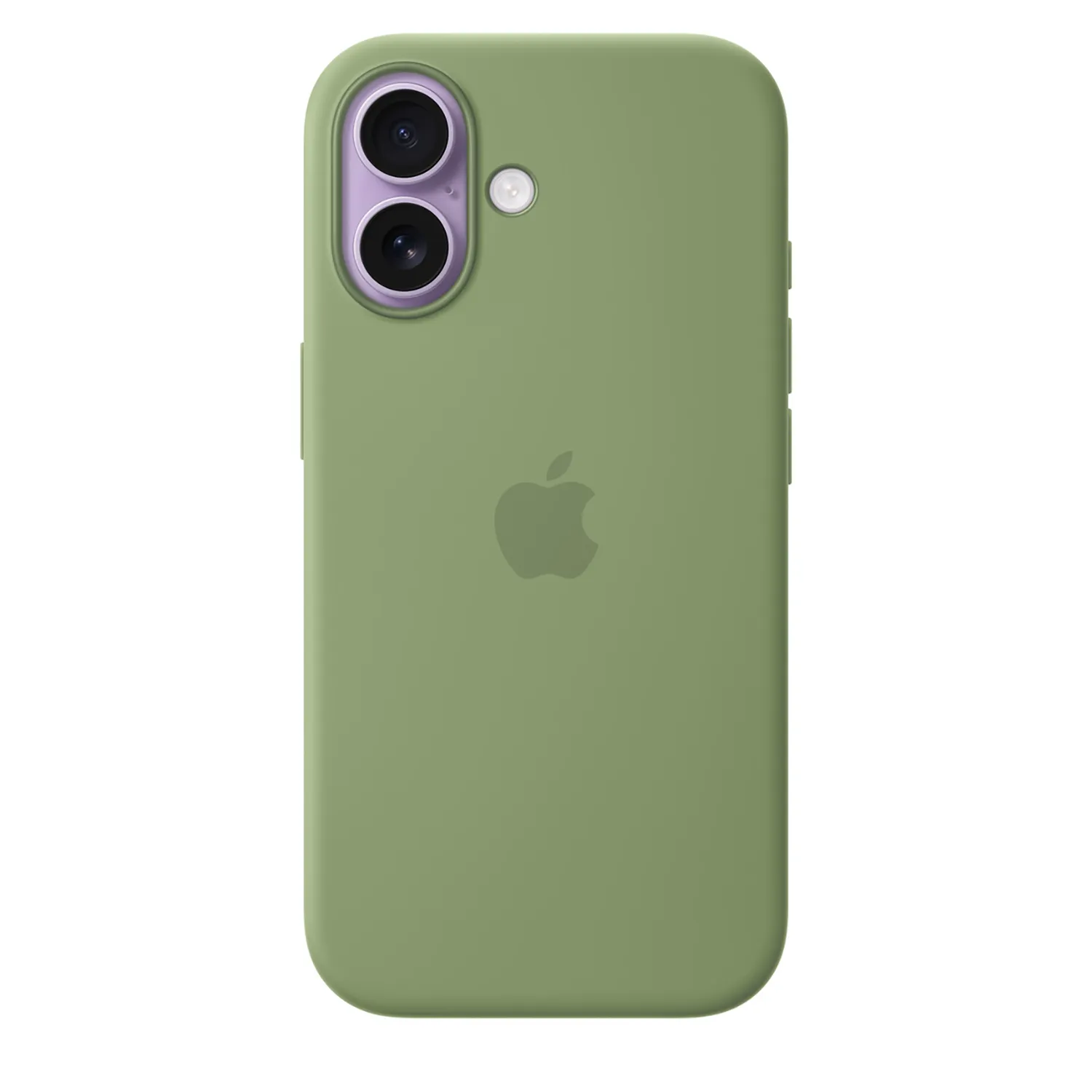 Apple Silikon Case iPhone 17 mit MagSafe (hellmoosgrün)