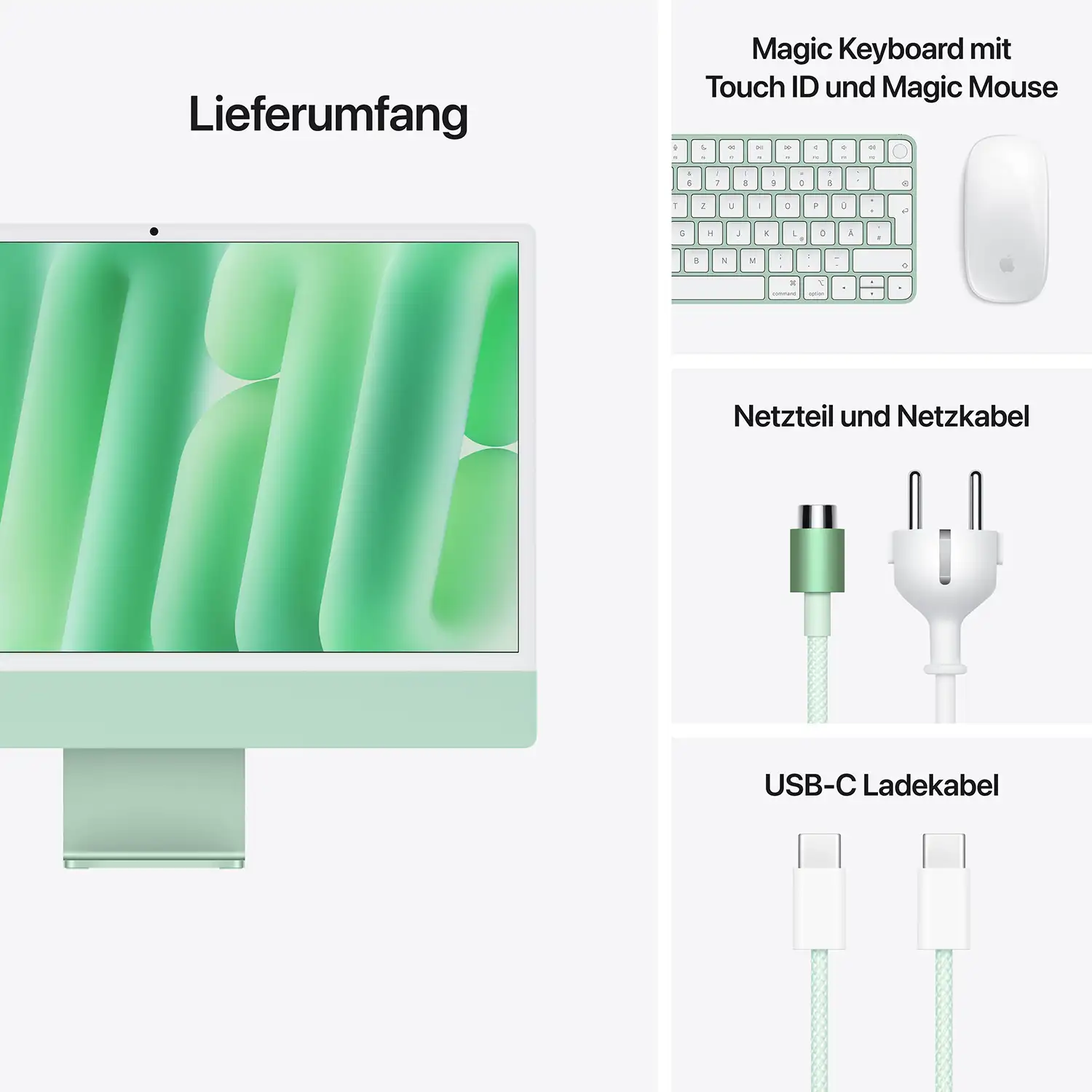 Produktbild: Imac m4 pro chip 4 port 24 in grün bild position 9