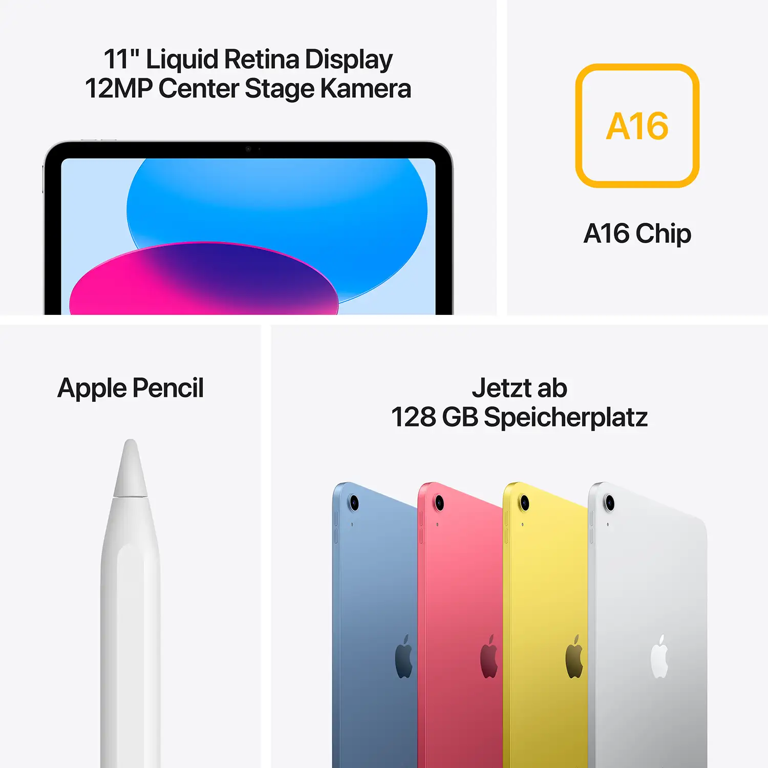 Produktbild: Ipad a16 wifi rosa bild position 7